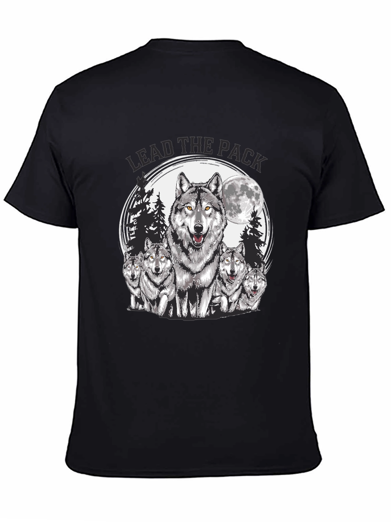 Lead the Pack Wolf Graphic T-Shirt