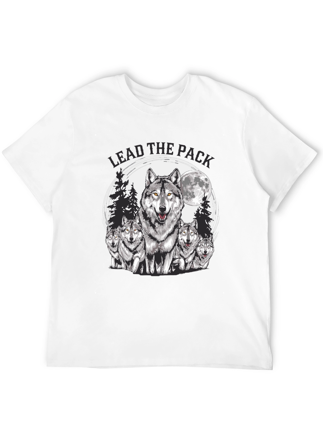 Lead the Pack Wolf Graphic T-Shirt