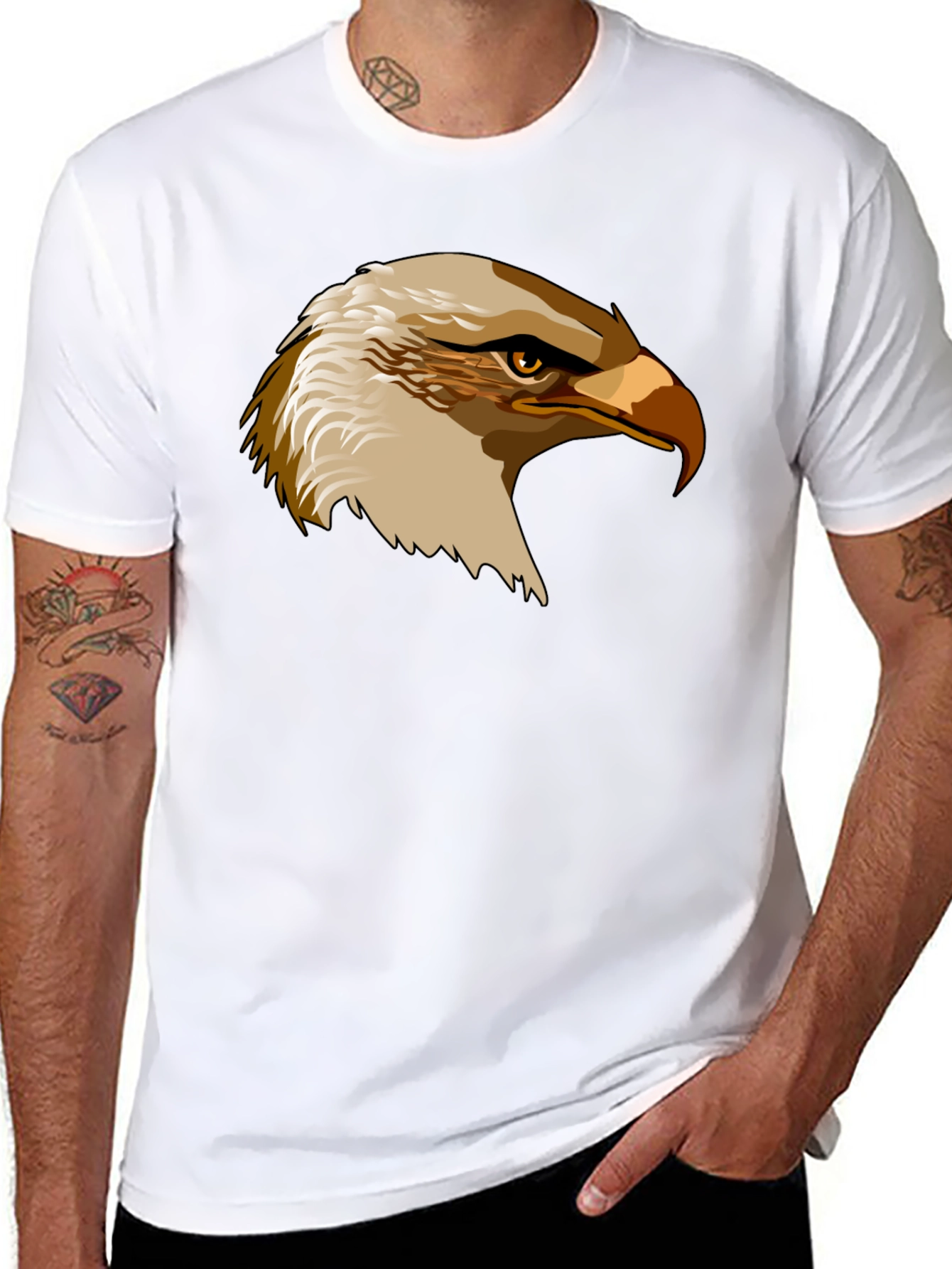 Eagle Graphic Black T-Shirt