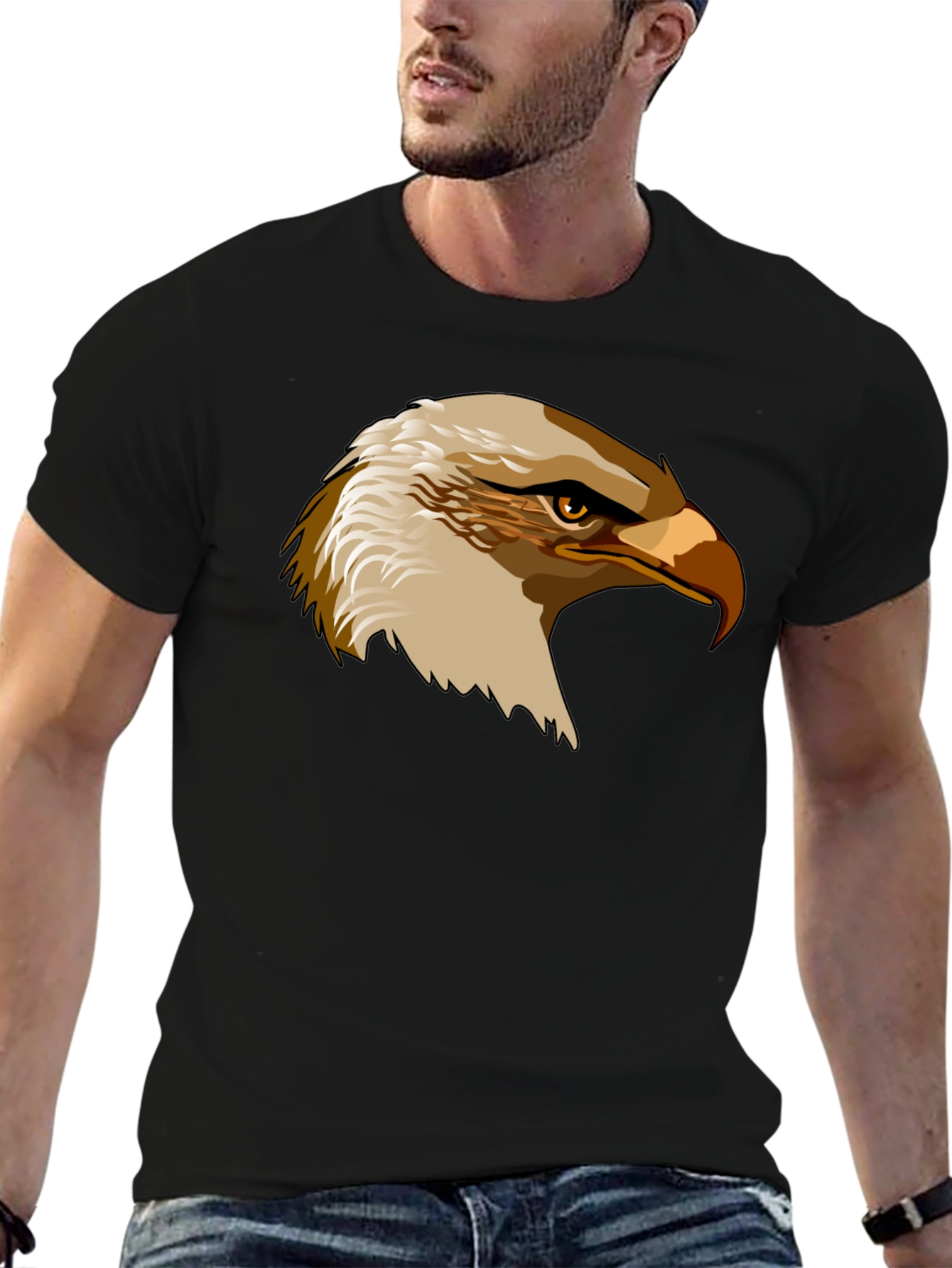 Eagle Graphic Black T-Shirt