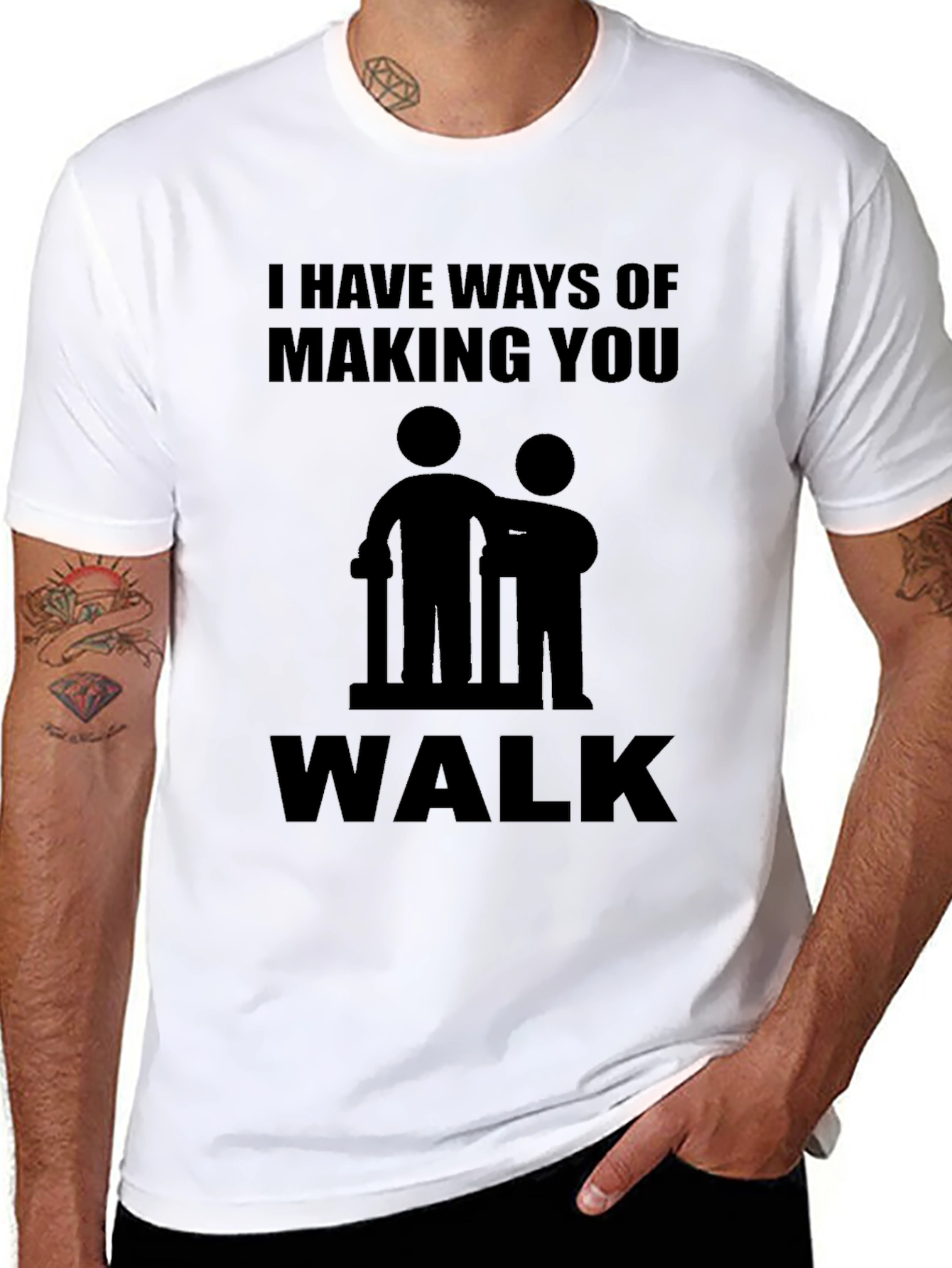 Humorous I Have Ways Graphic T-Shirt