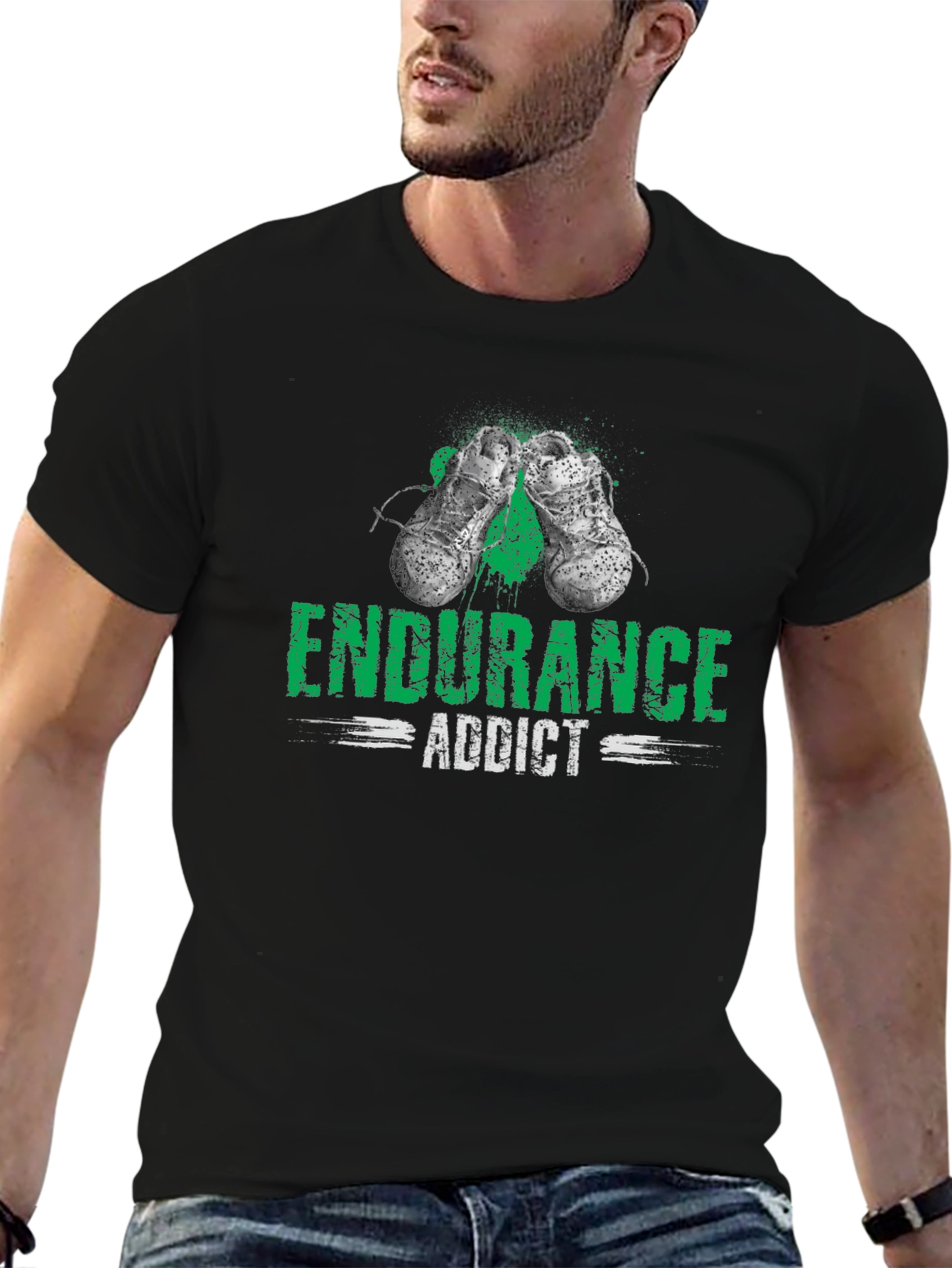 Endurance Addict Graphic Tee - Black