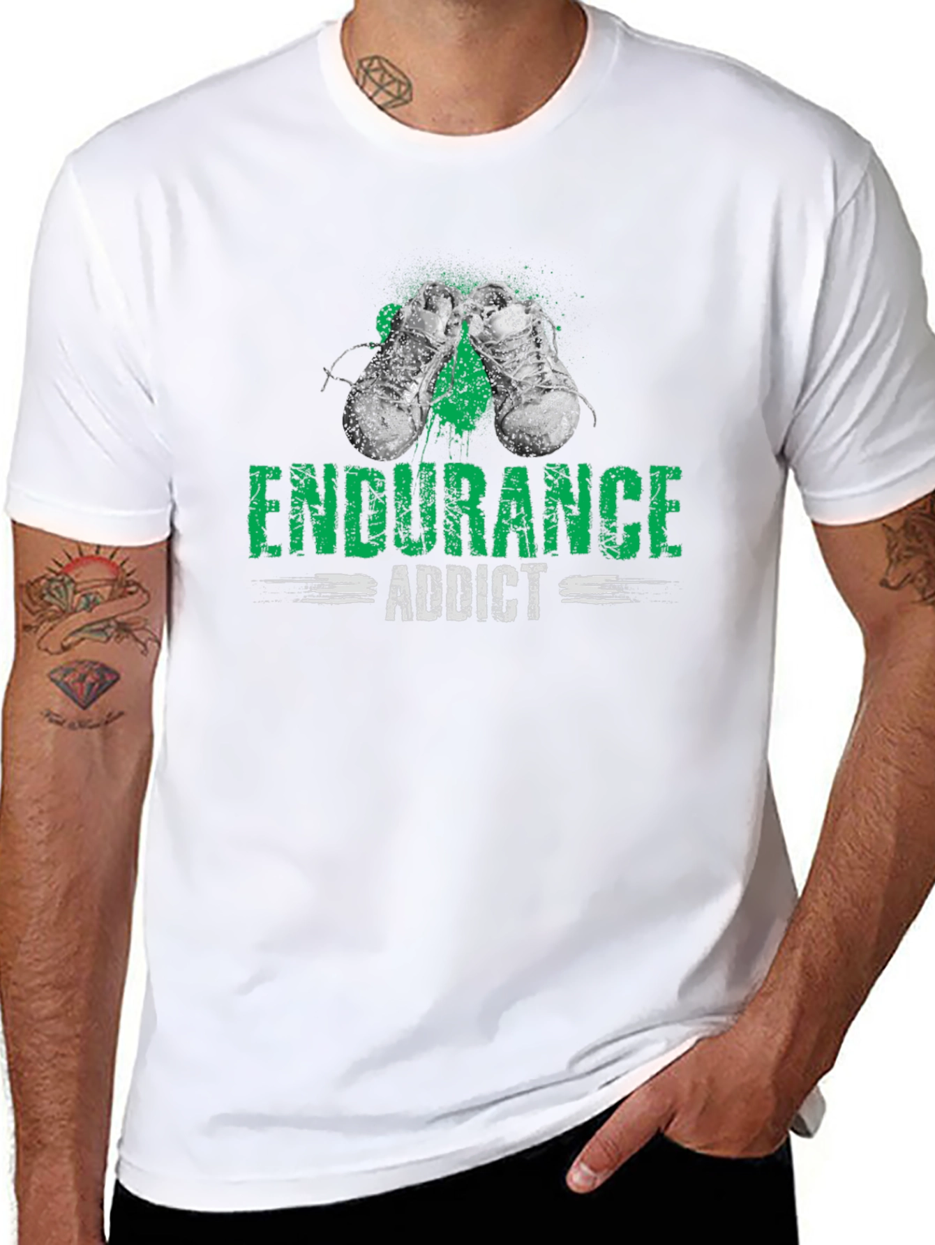 Endurance Addict Graphic Tee - Black