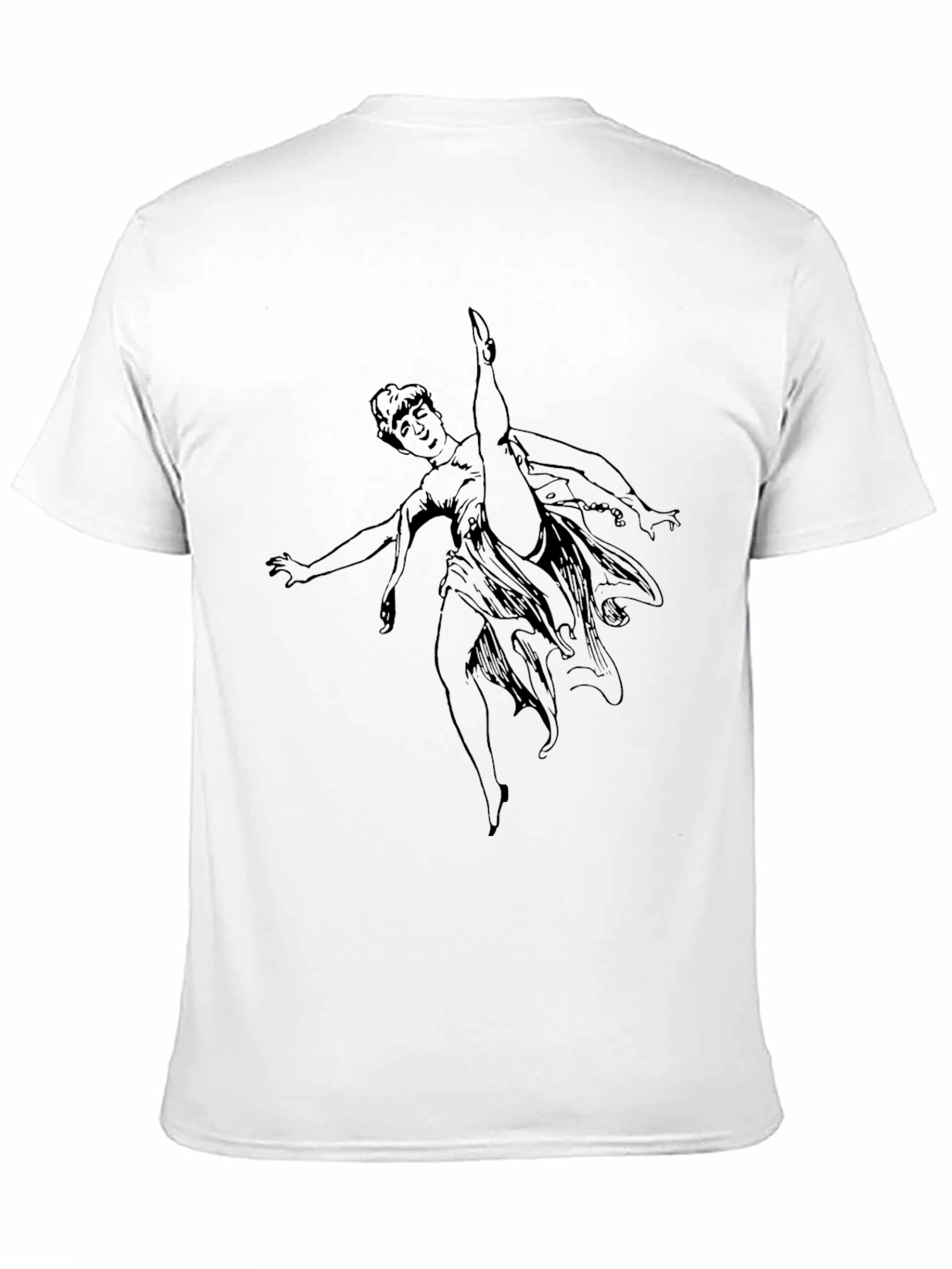 Whimsical Dance Graphic Tee - Black