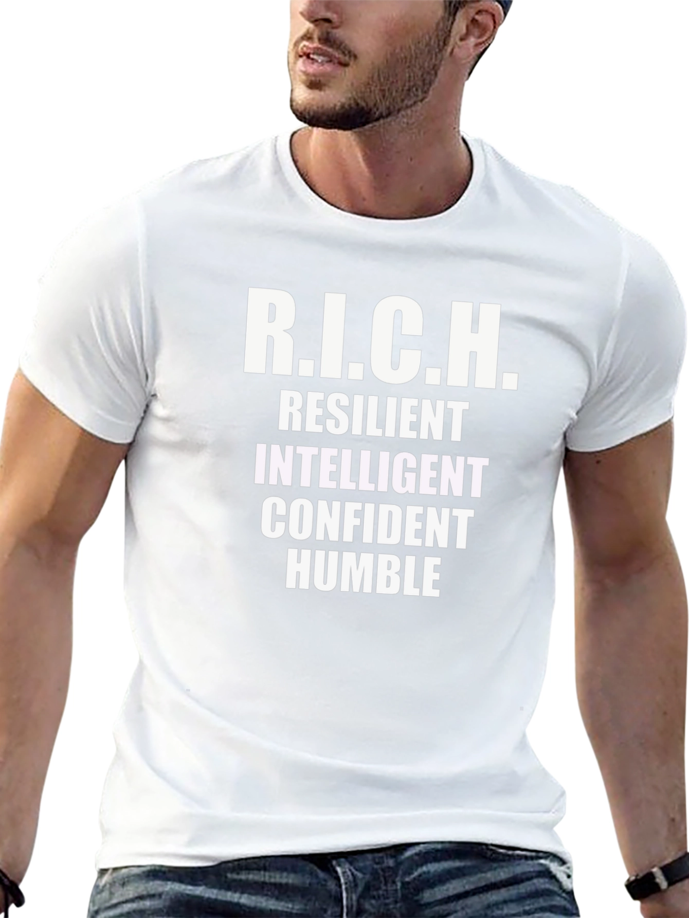 R.I.C.H. Definition T-Shirt - Resilient Intelligent Confident Humble