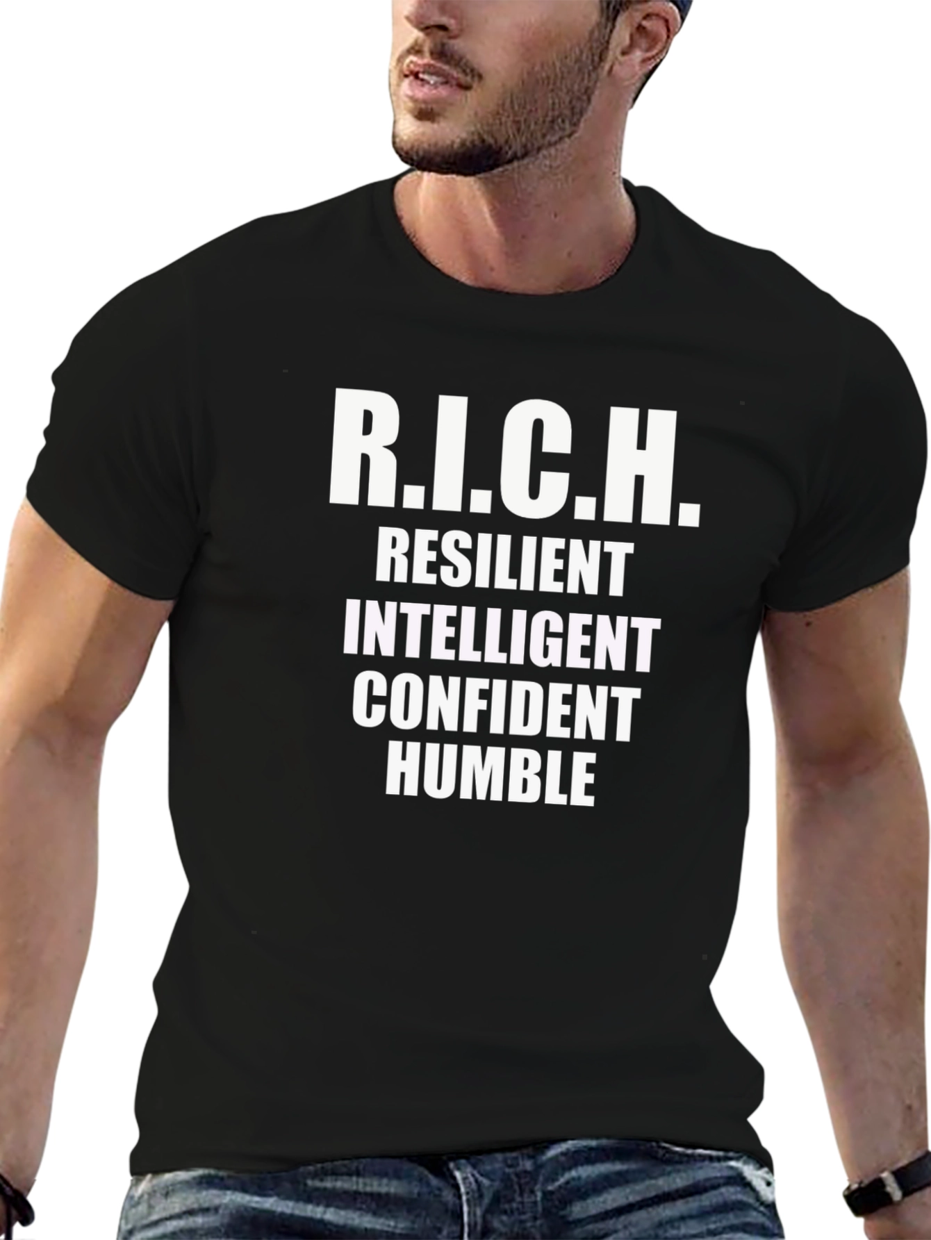 R.I.C.H. Definition T-Shirt - Resilient Intelligent Confident Humble