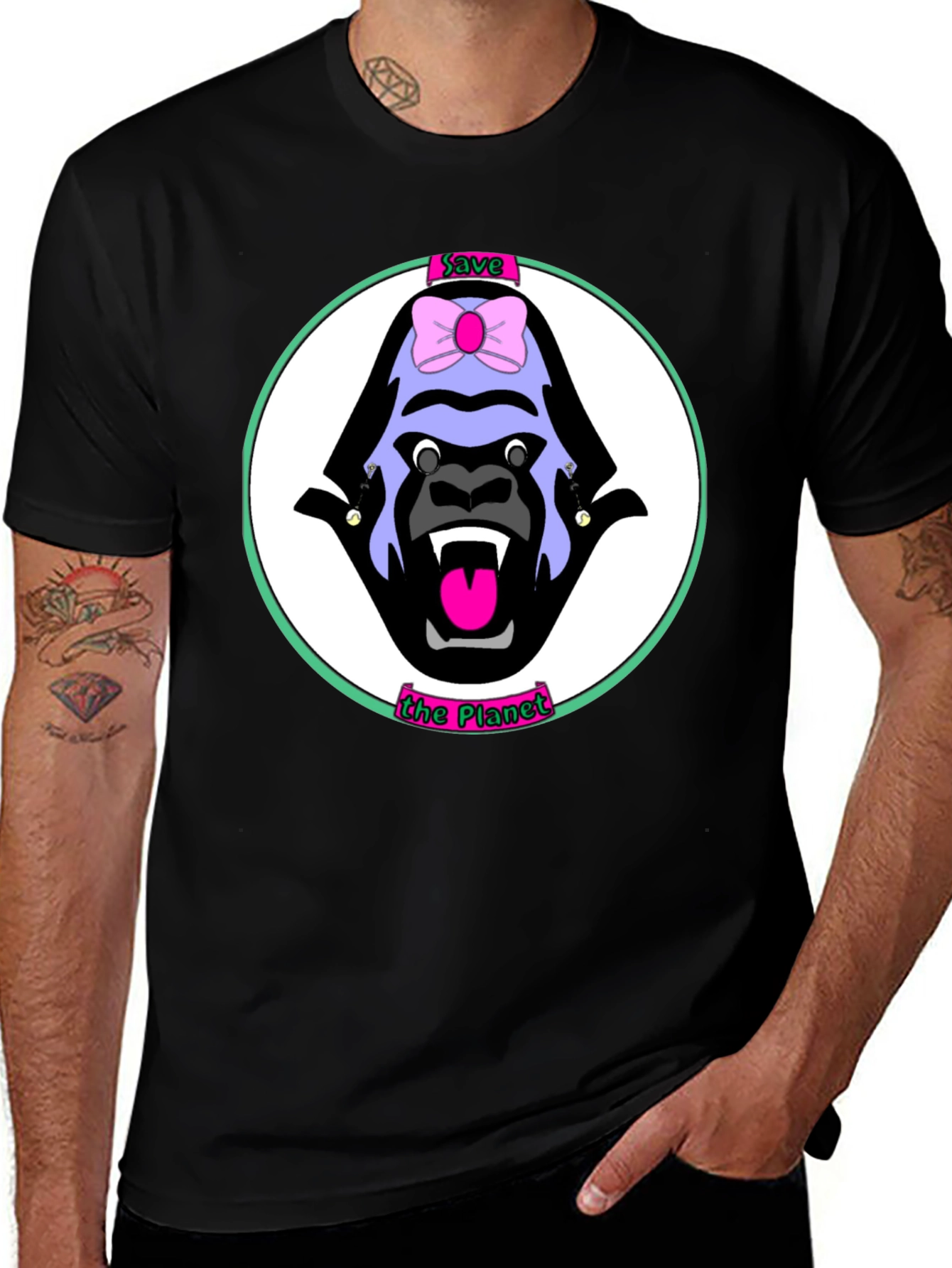 Save the Planet Gorilla T-Shirt
