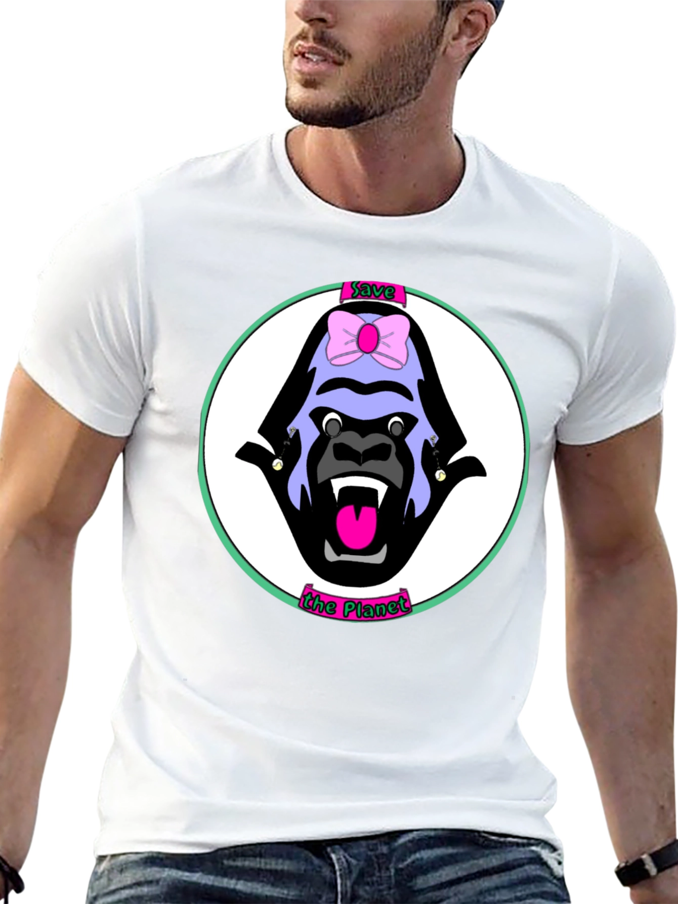 Save the Planet Gorilla T-Shirt