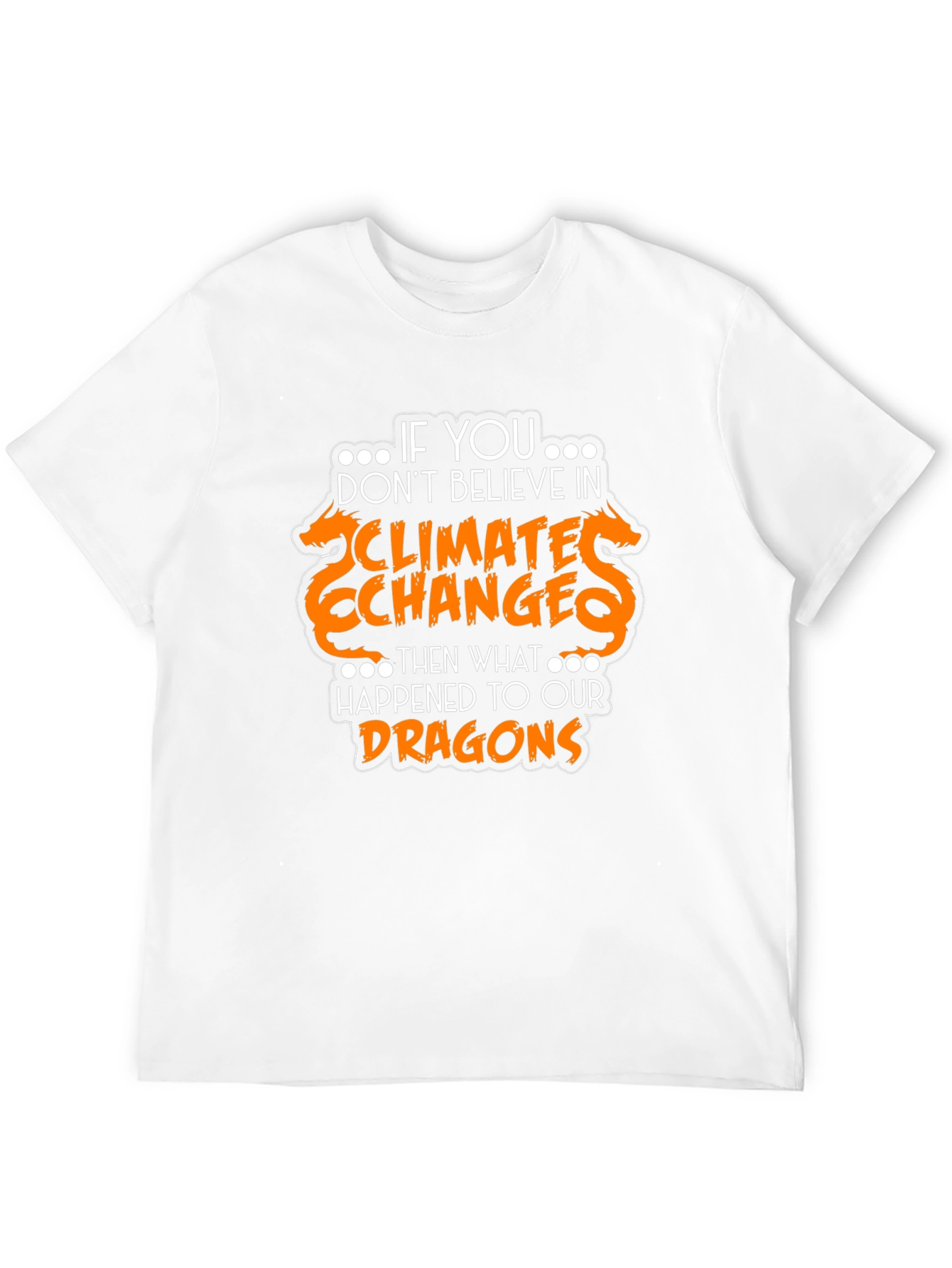 Climate Change Dragon Graphic Tee - Black