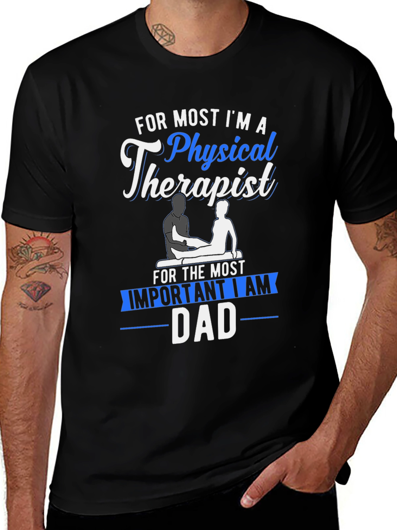 Physical Therapist Dad Graphic T-Shirt