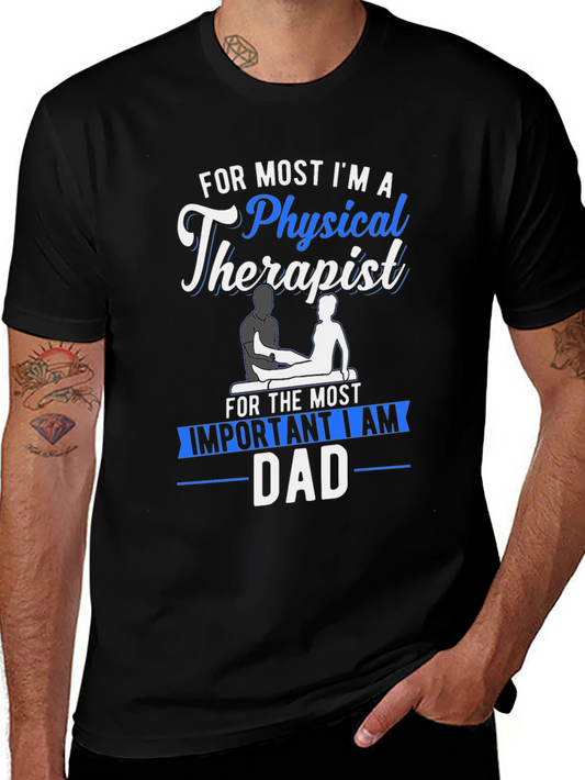 Physical Therapist Dad Graphic T-Shirt