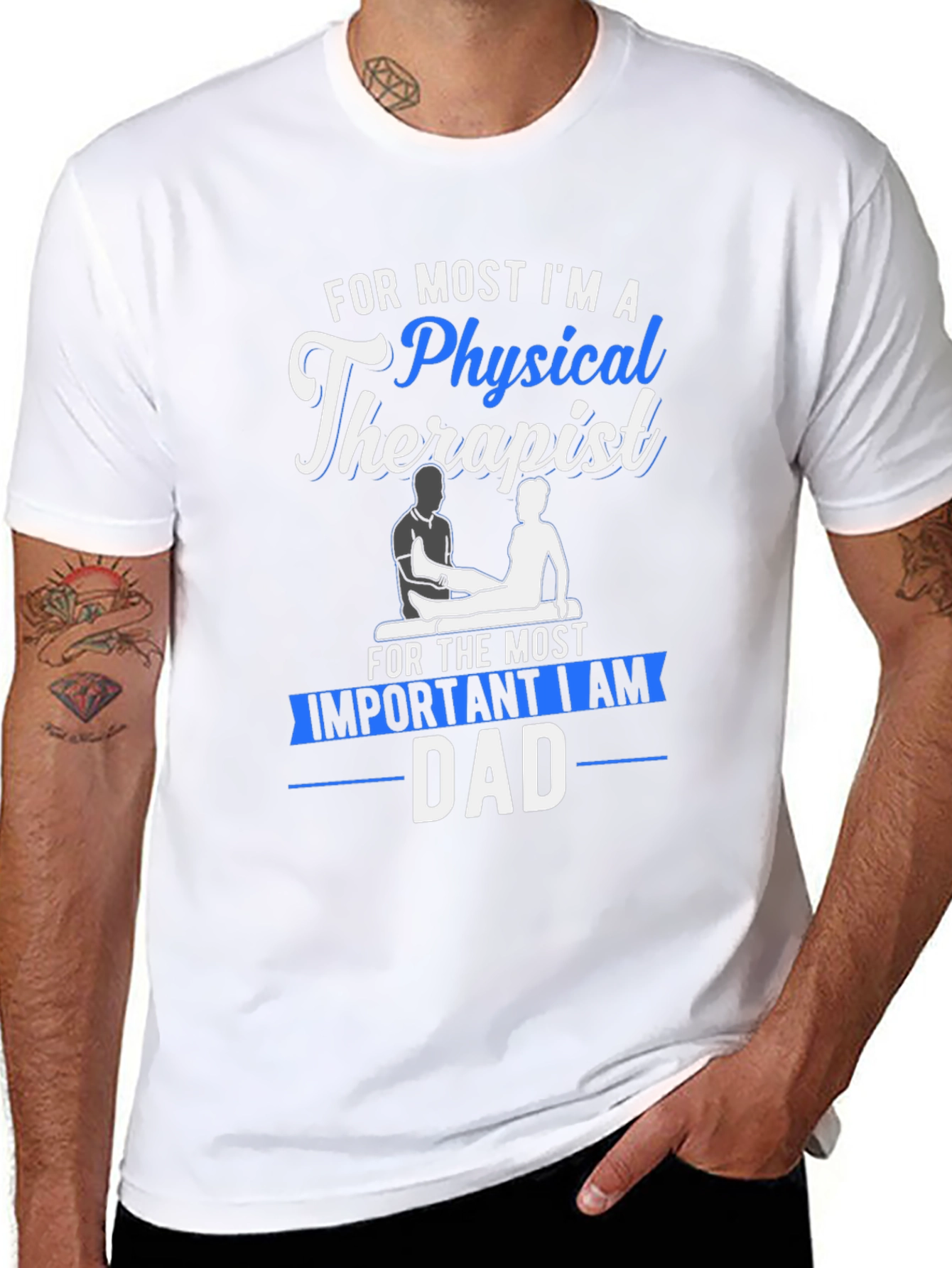 Physical Therapist Dad Graphic T-Shirt