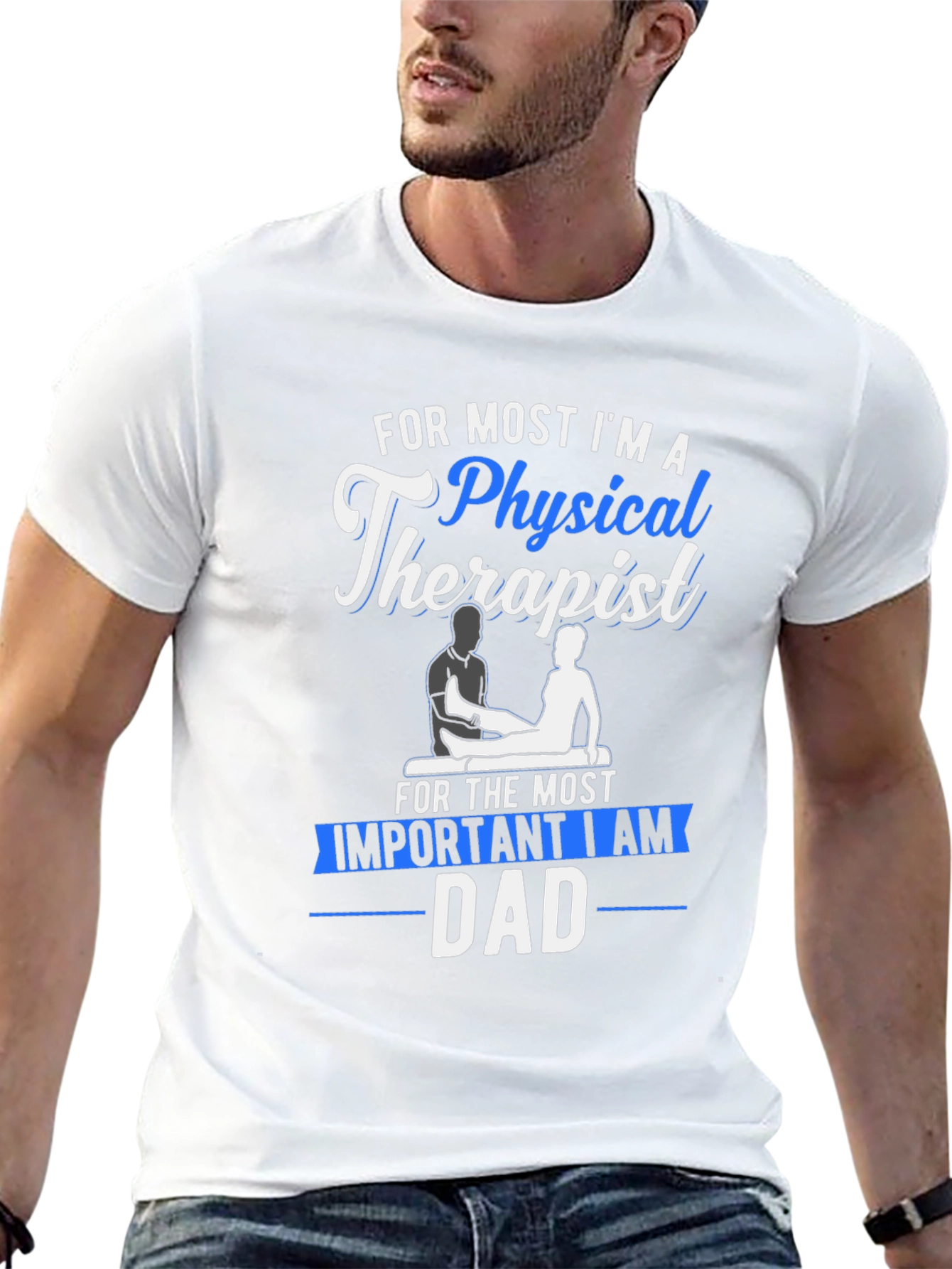 Physical Therapist Dad Graphic T-Shirt