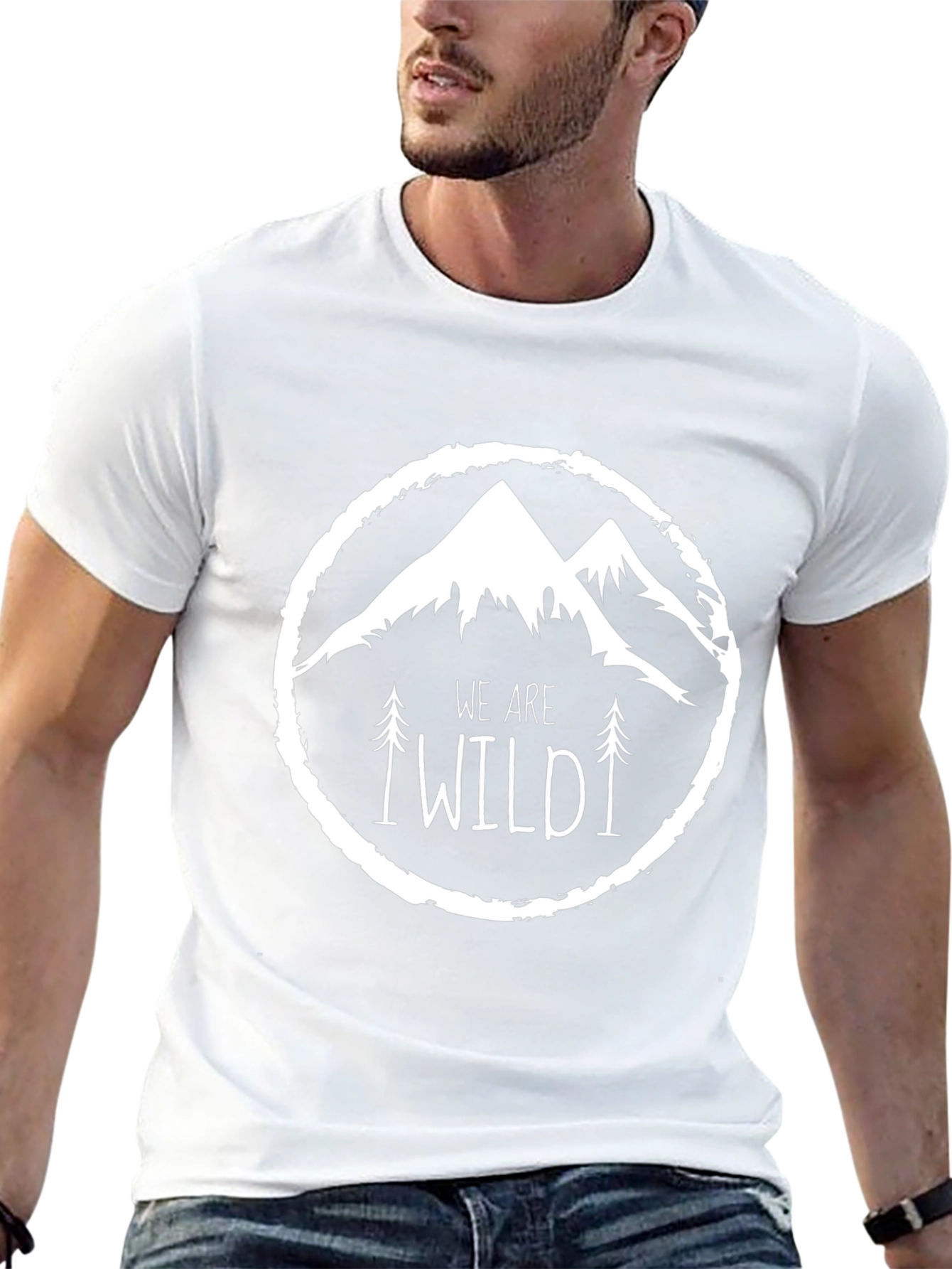Wild Mountain Graphic Tee - Black