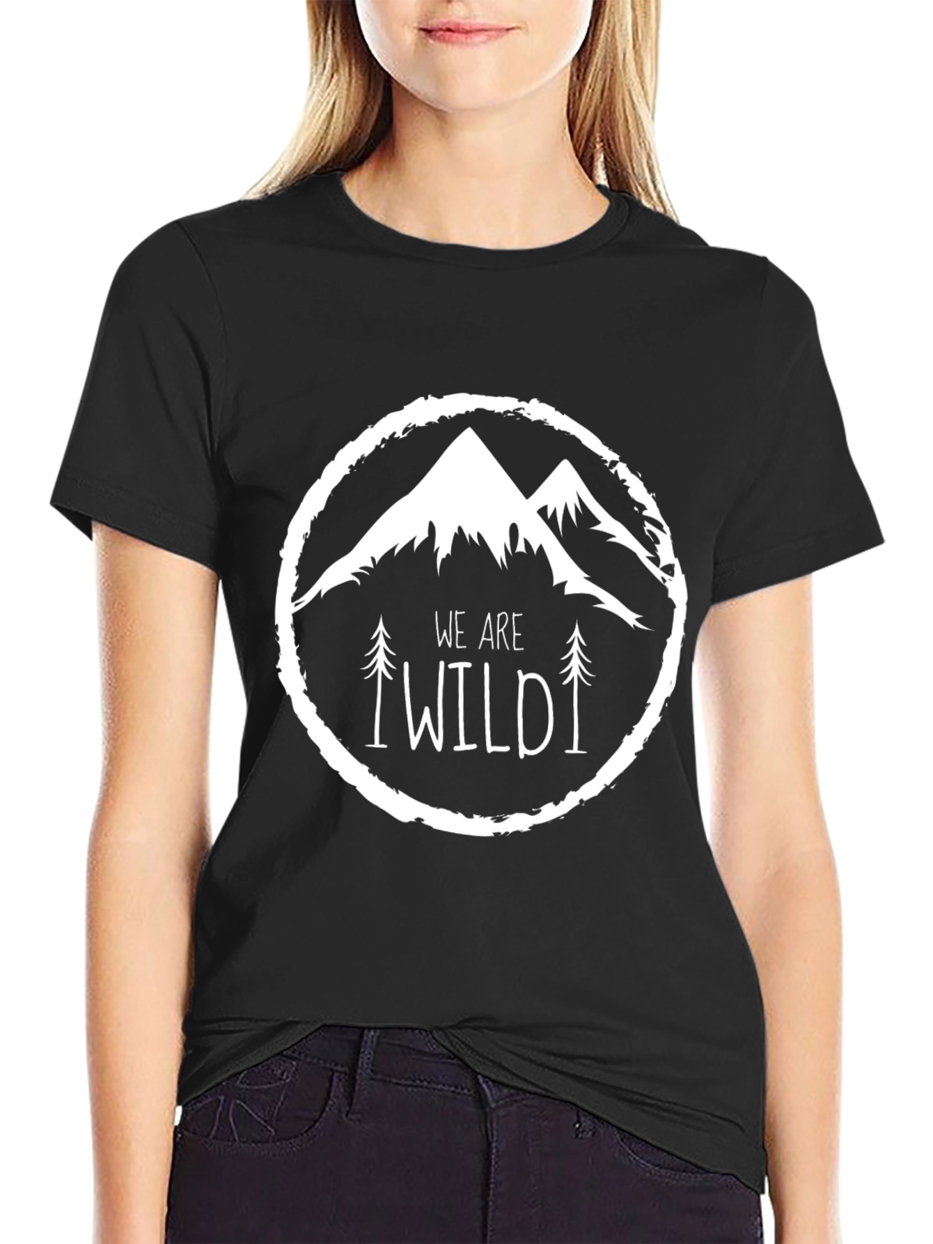 Wild Mountain Graphic Tee - Black