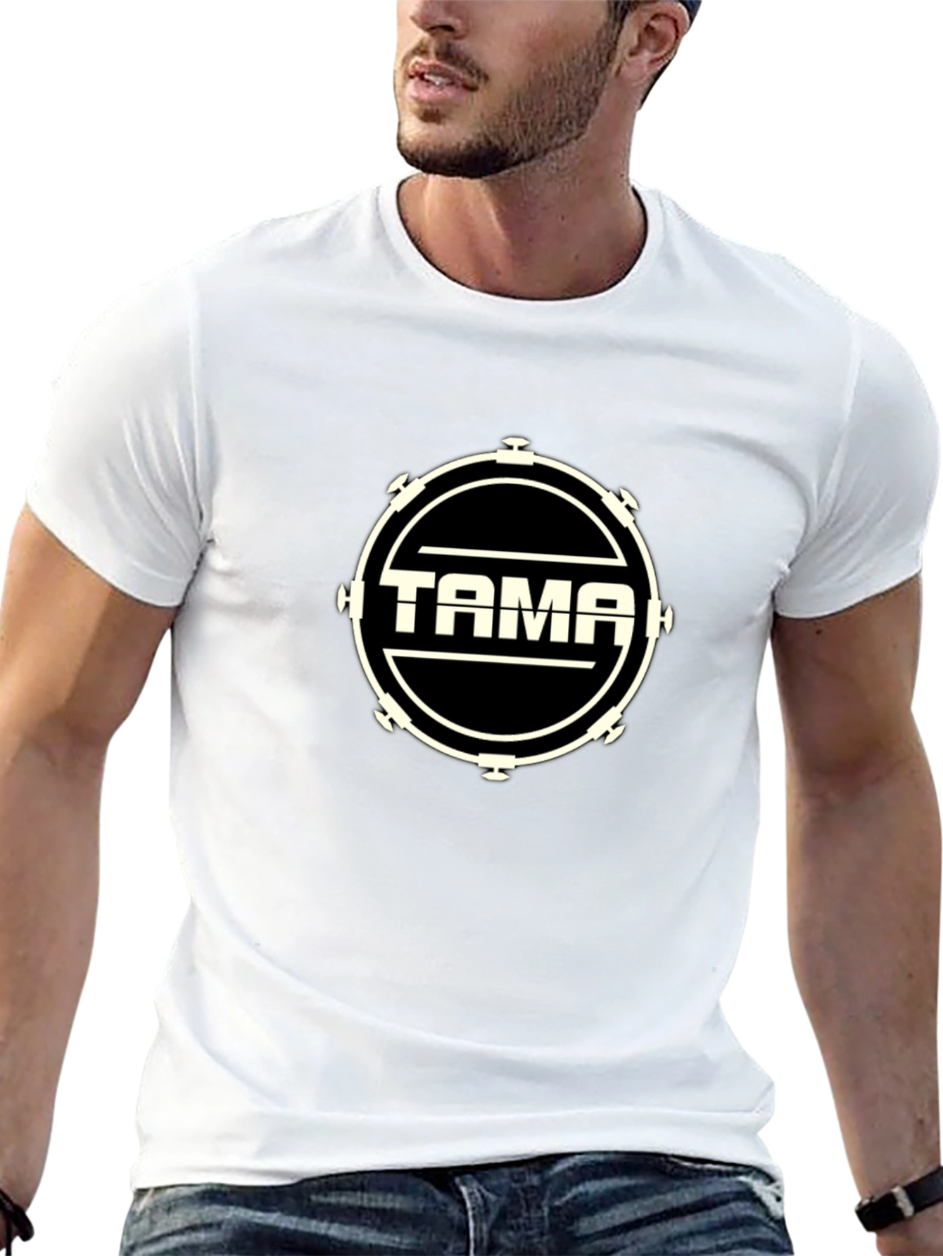 Tama Drums Logo Black T-Shirt