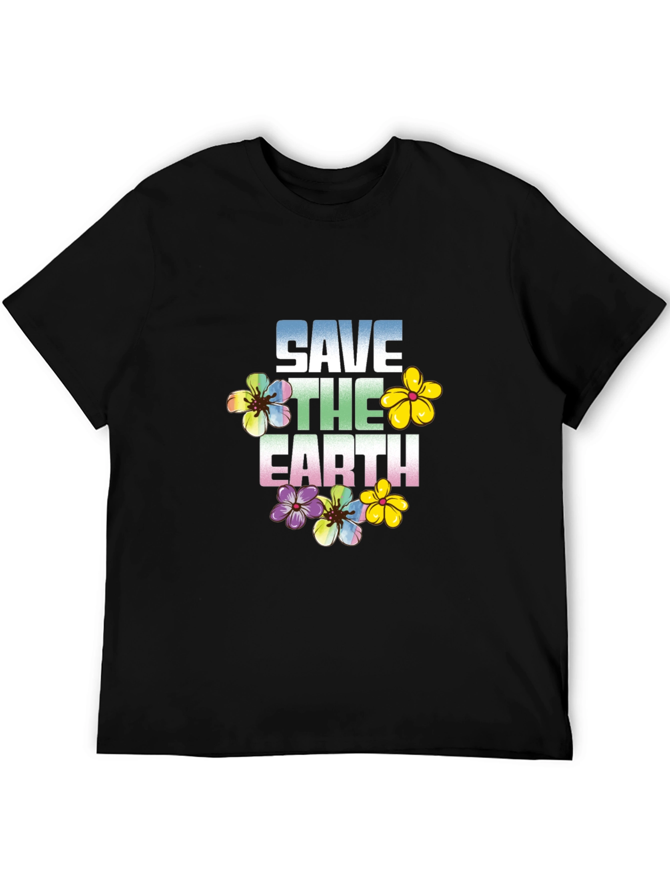 Save the Earth Floral Graphic Tee