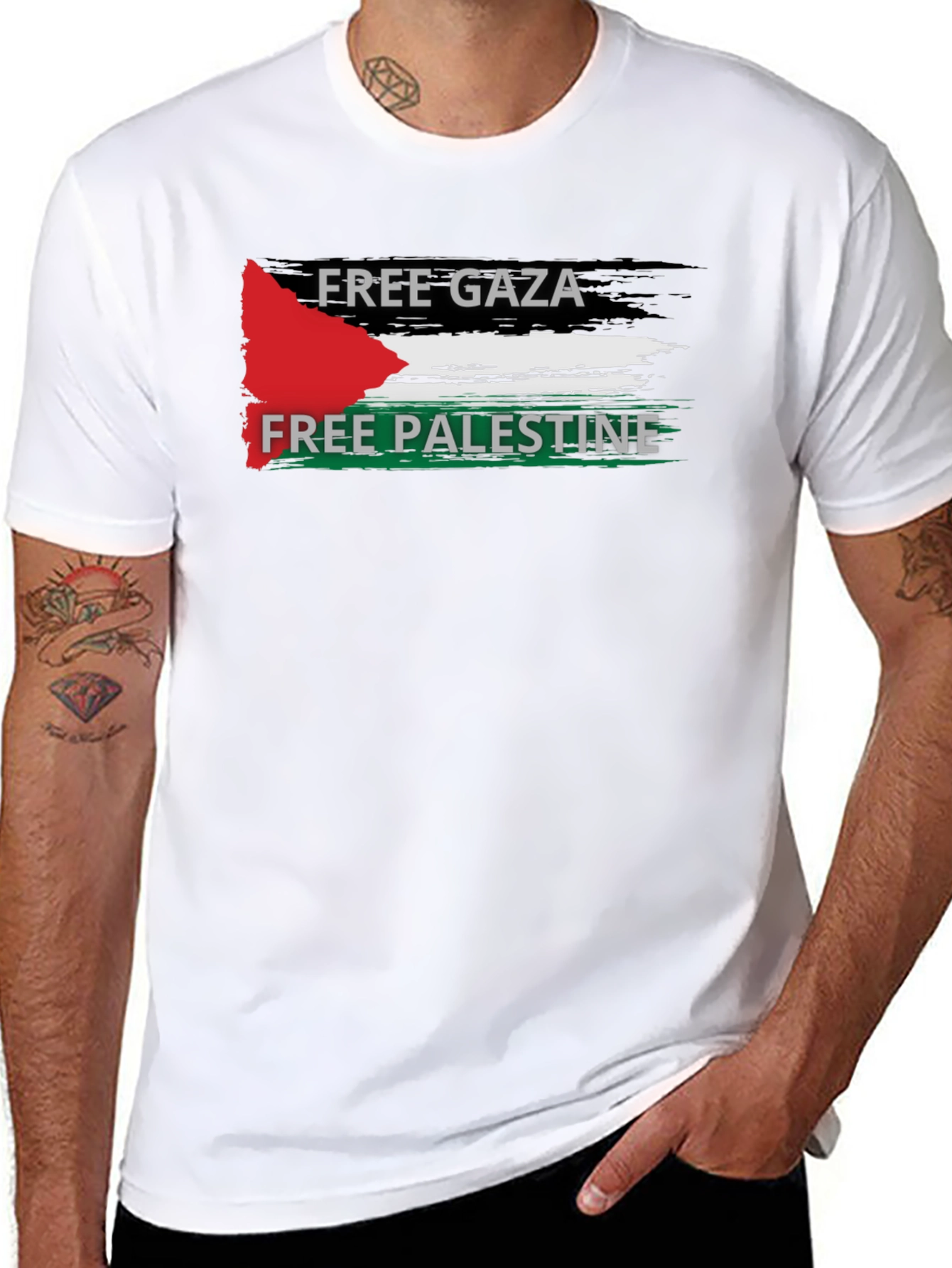 Free Gaza Palestine T-Shirt - Political Statement Tee