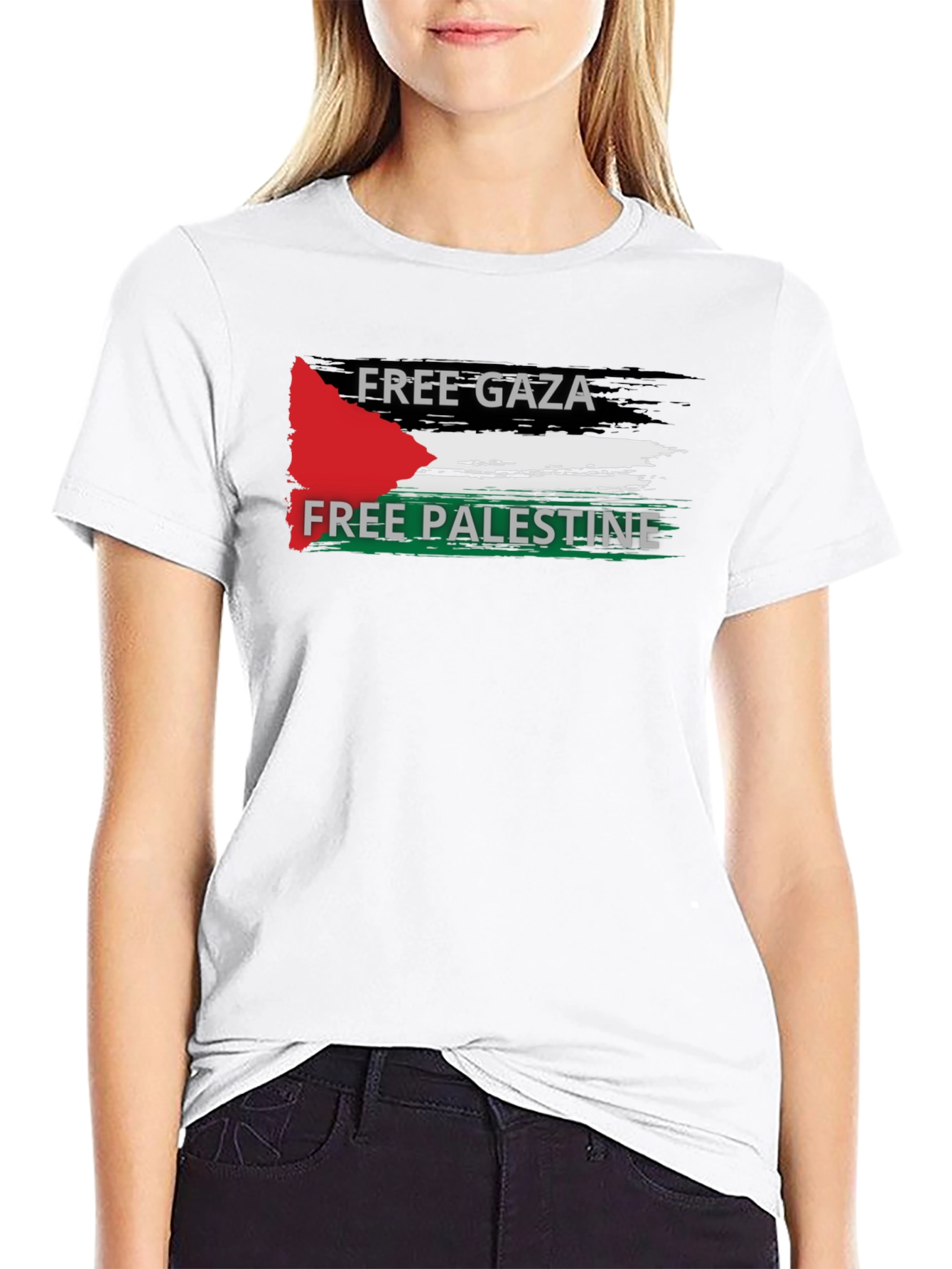 Free Gaza Palestine T-Shirt - Political Statement Tee