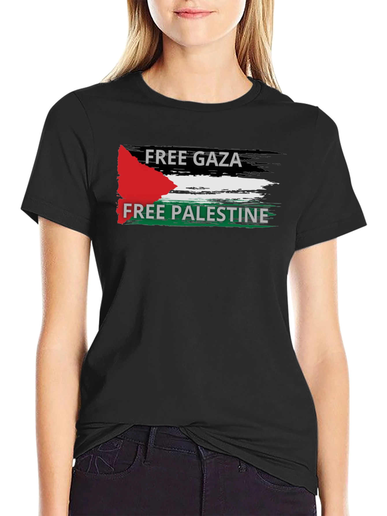 Free Gaza Palestine T-Shirt - Political Statement Tee