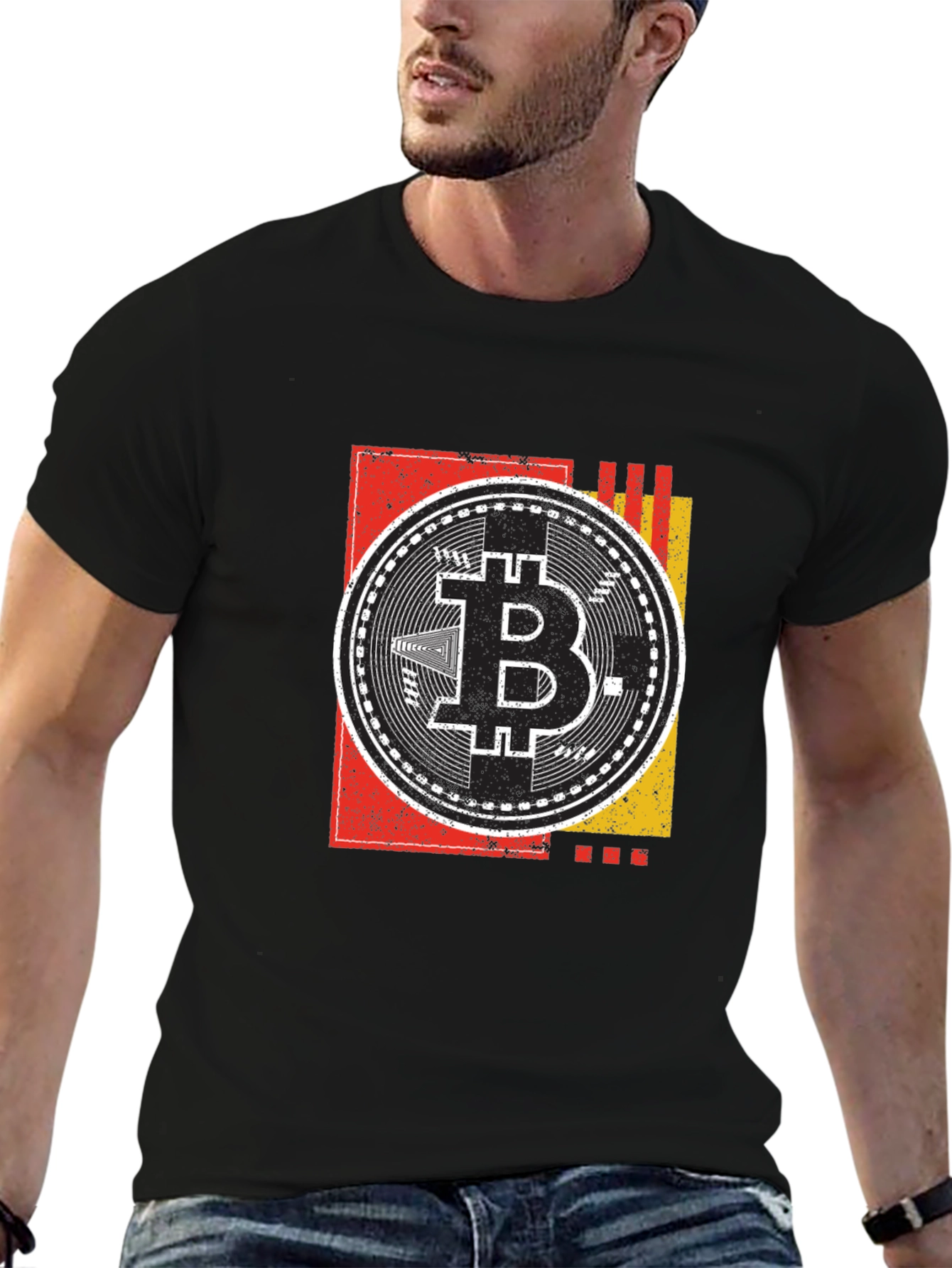 Bitcoin Crypto Black T-Shirt