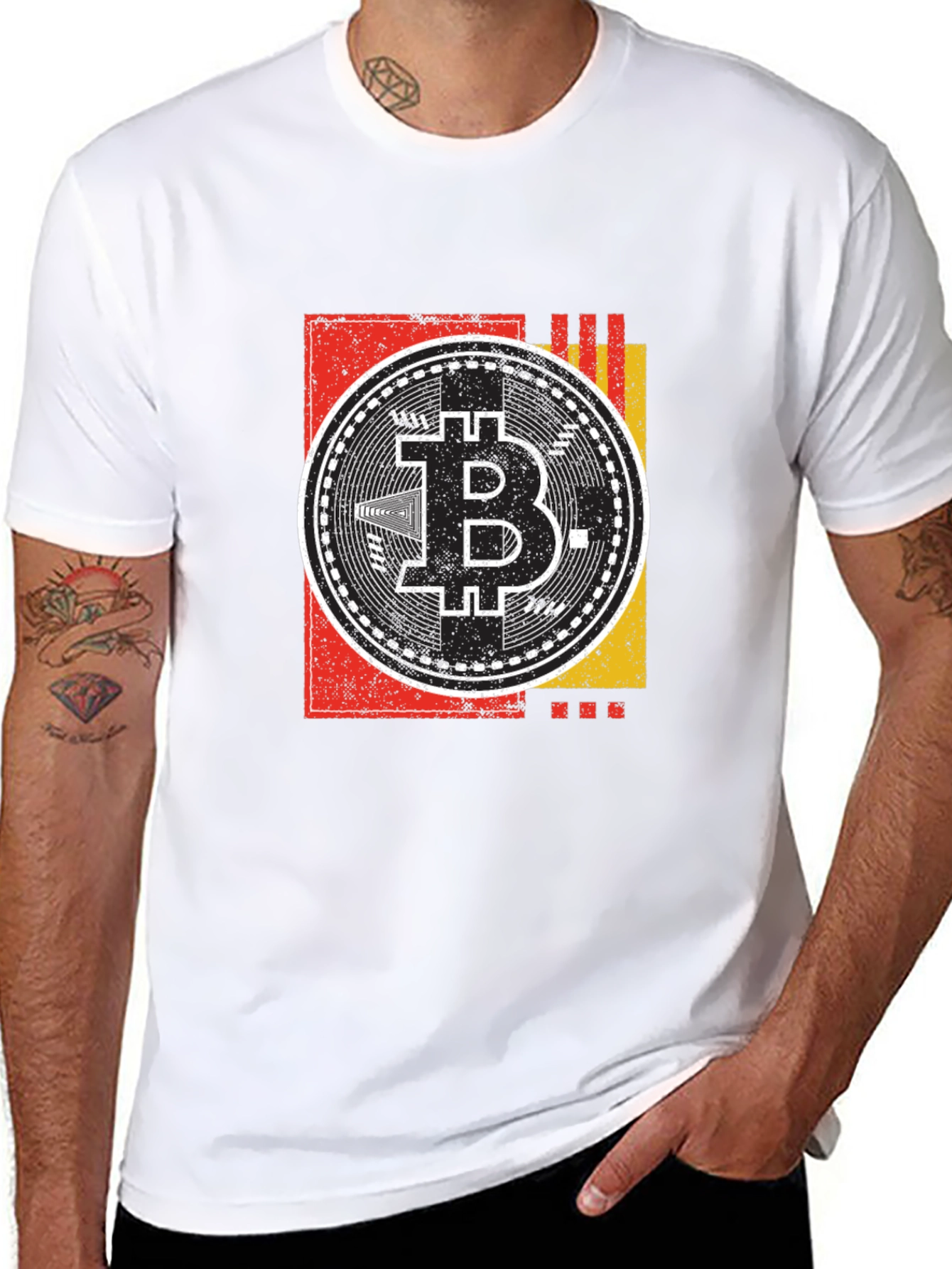Bitcoin Crypto Black T-Shirt