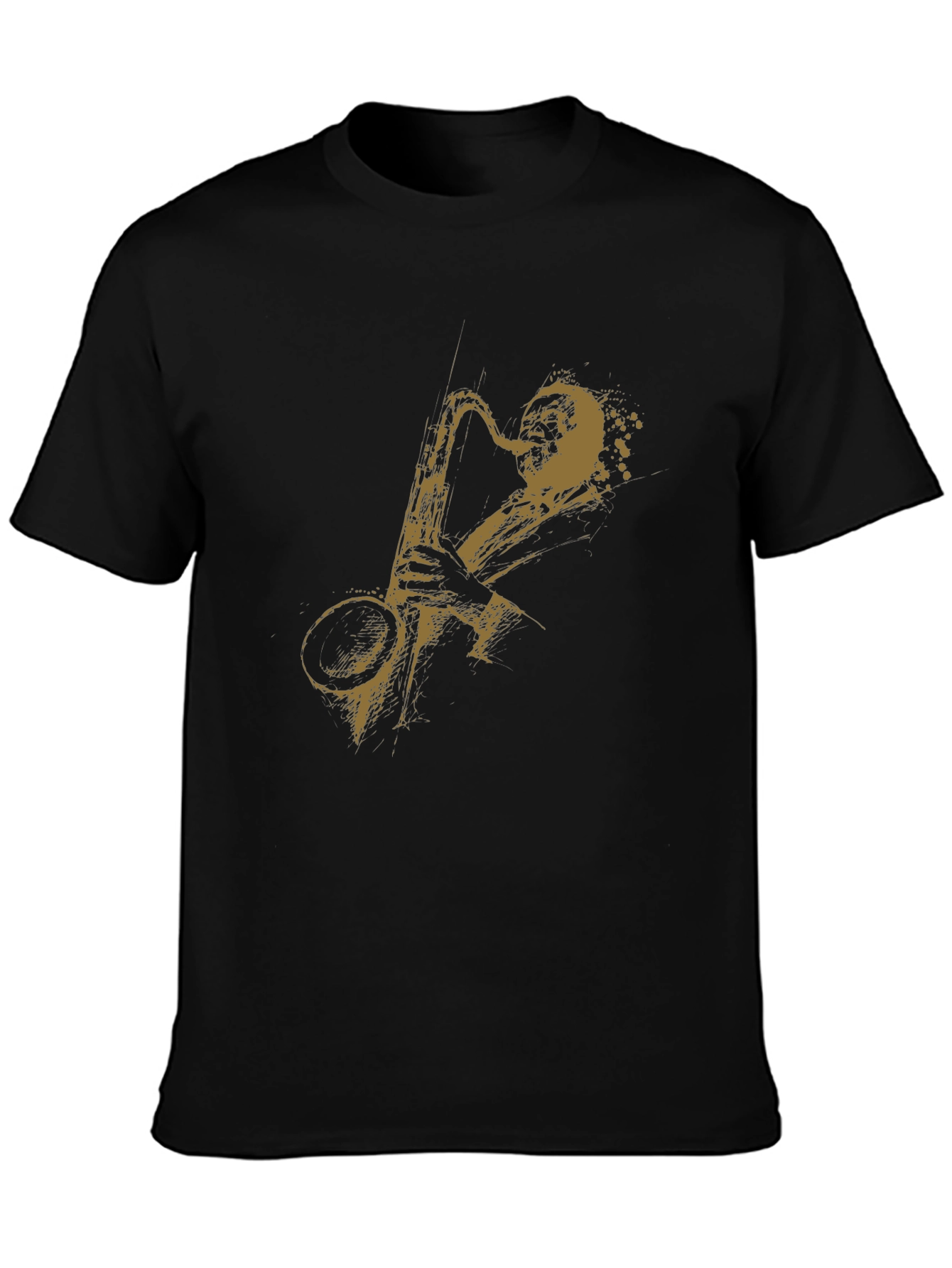 Saxophone Graphic Tee - Cool Musician T-Shirt