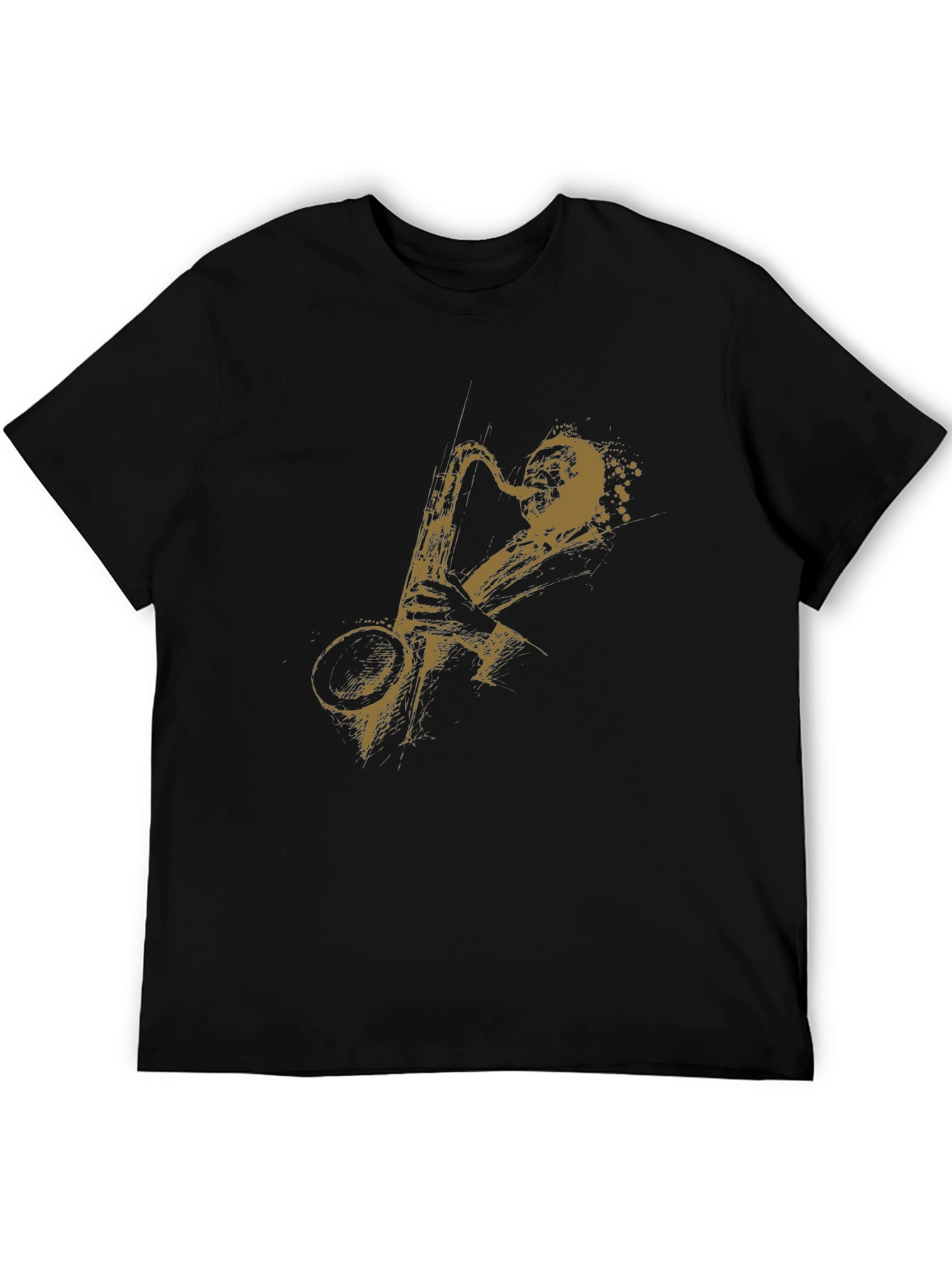 Saxophone Graphic Tee - Cool Musician T-Shirt