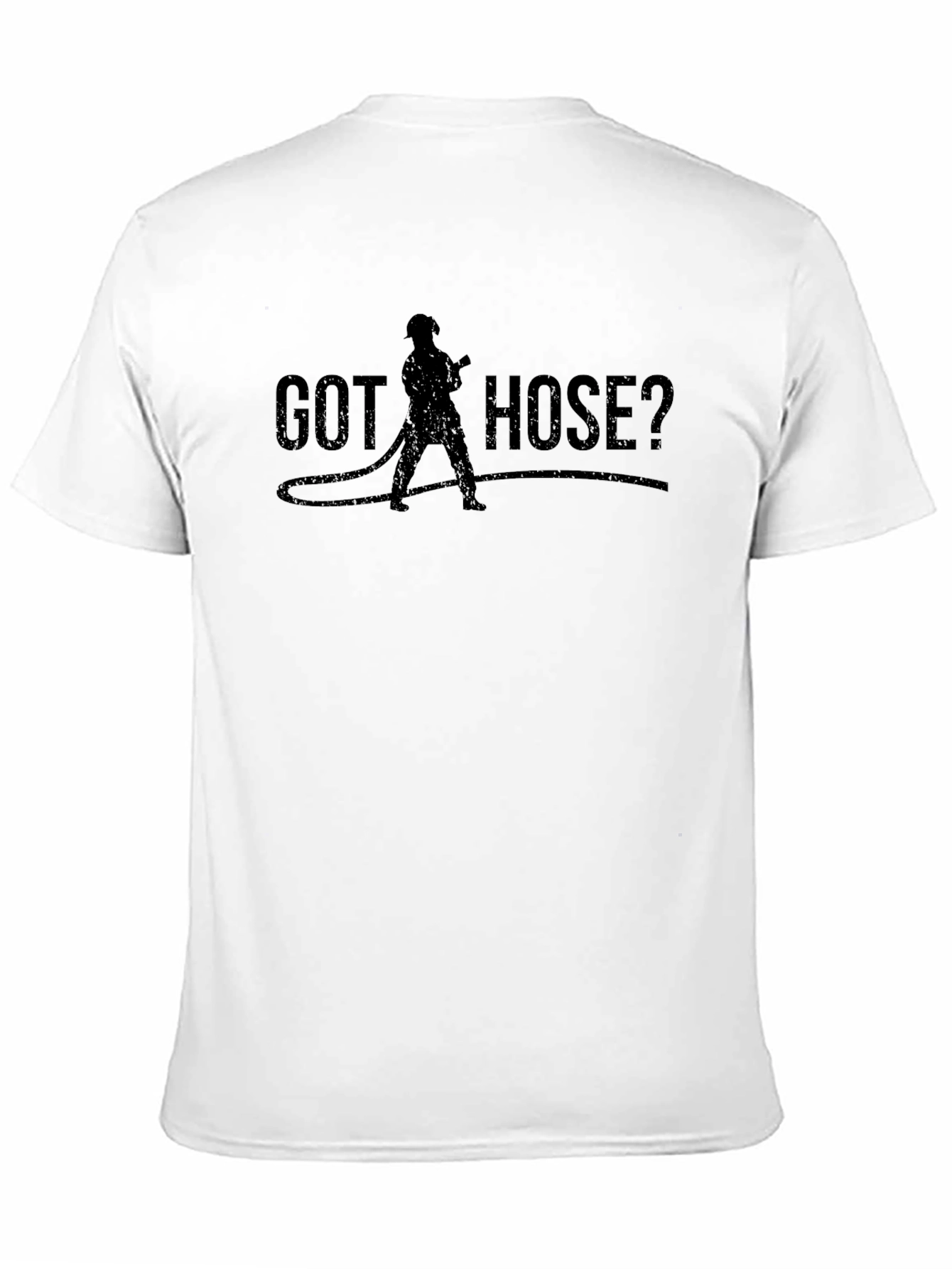 Got Hose? Firefighter Graphic T-Shirt - Black
