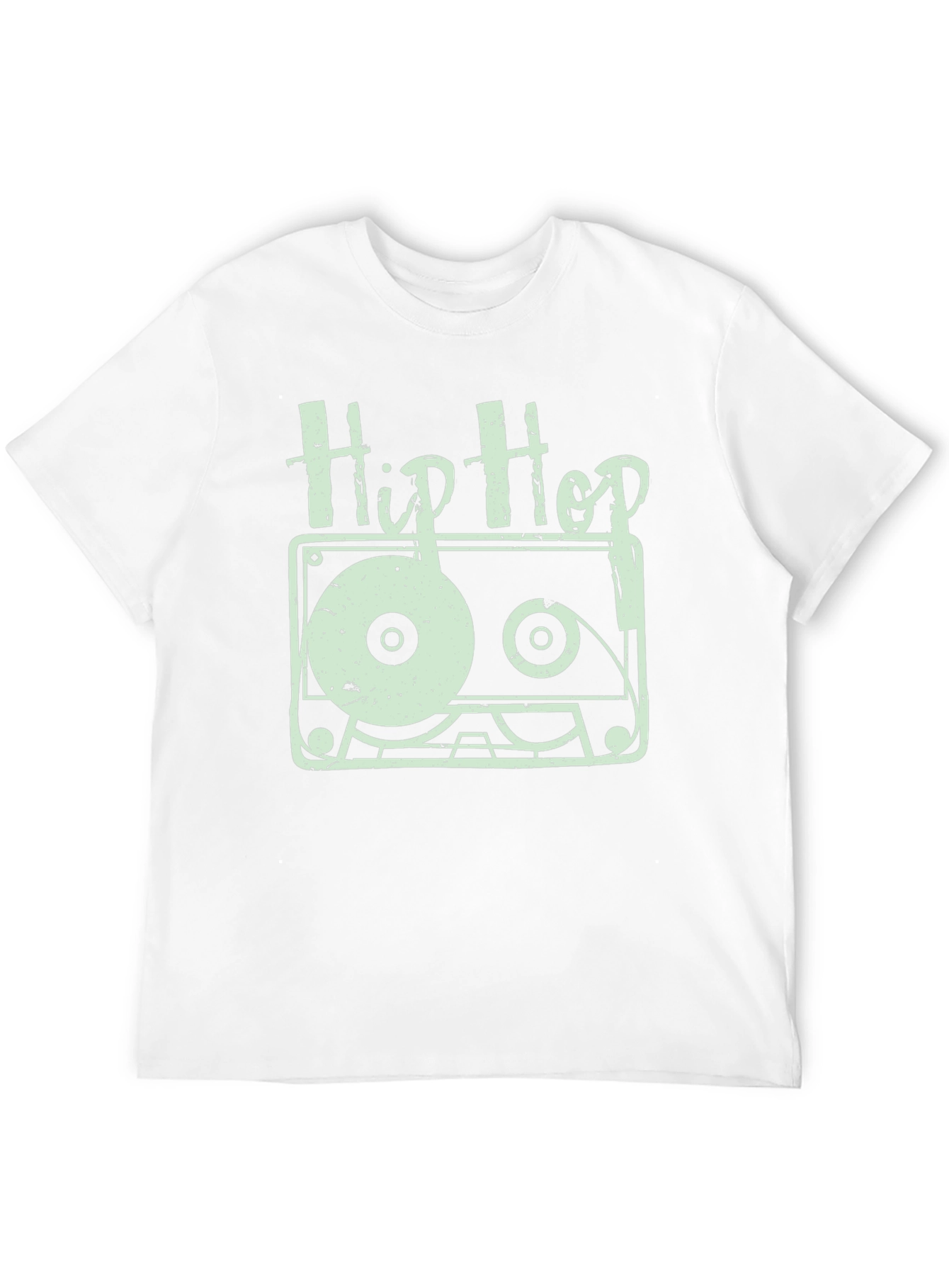 Hip Hop Cassette Graphic T-Shirt - Retro Music Style