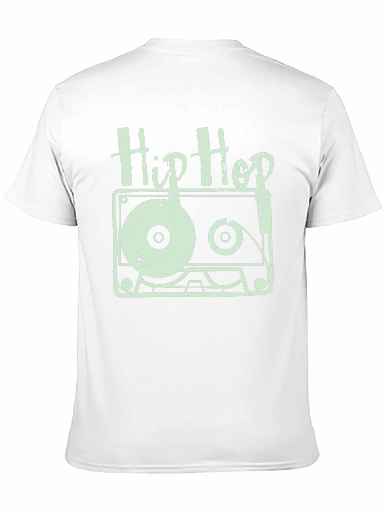 Hip Hop Cassette Graphic T-Shirt - Retro Music Style