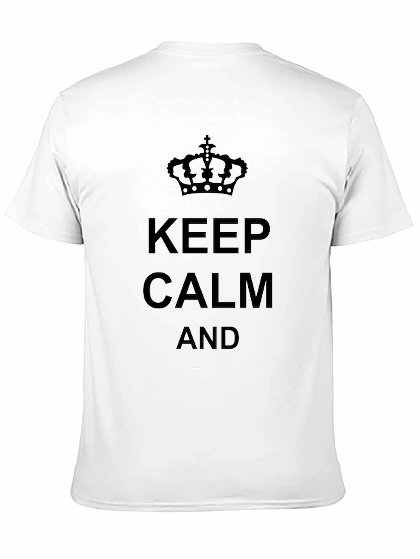 Keep Calm T-Shirt - Black