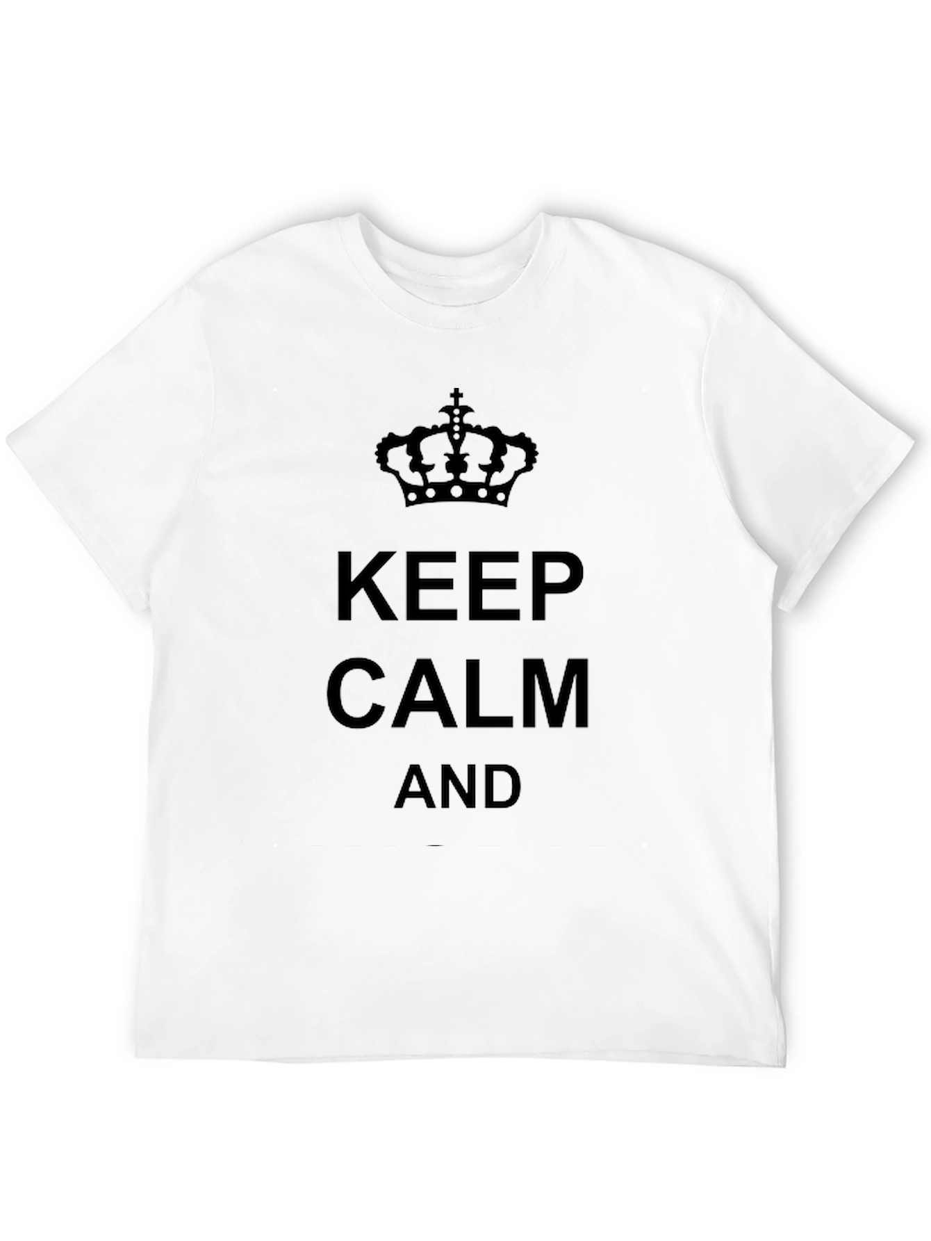 Keep Calm T-Shirt - Black