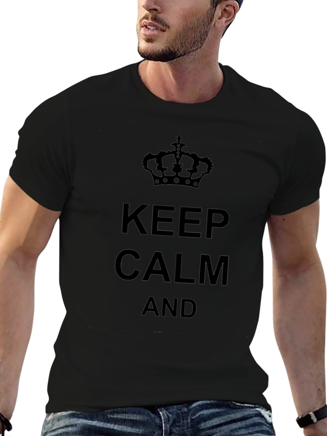 Keep Calm T-Shirt - Black