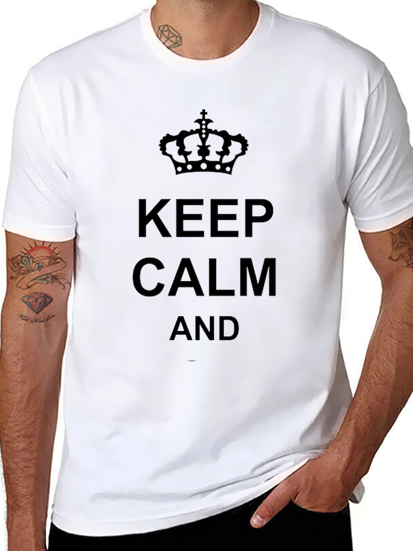 Keep Calm T-Shirt - Black