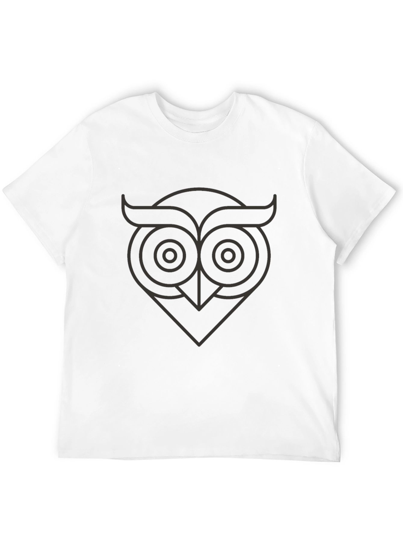 Owl Graphic Print Tee - Stylish Menswear