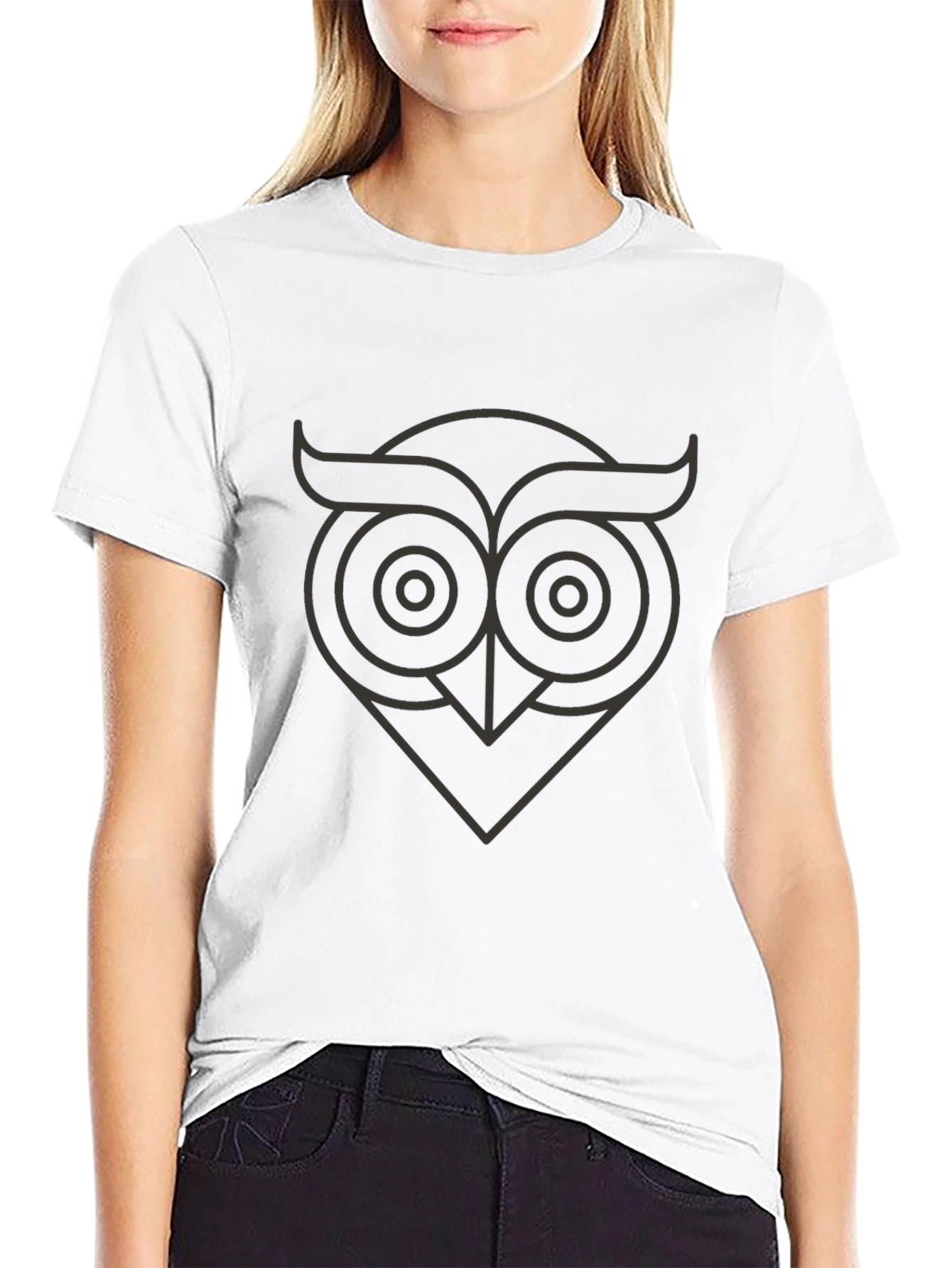 Owl Graphic Print Tee - Stylish Menswear
