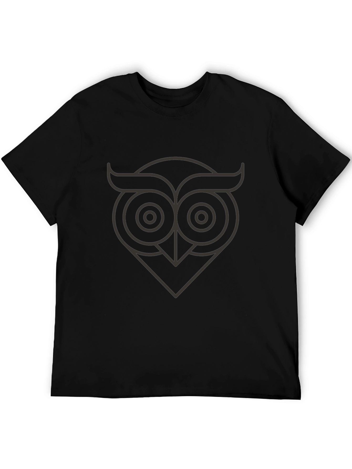 Owl Graphic Print Tee - Stylish Menswear