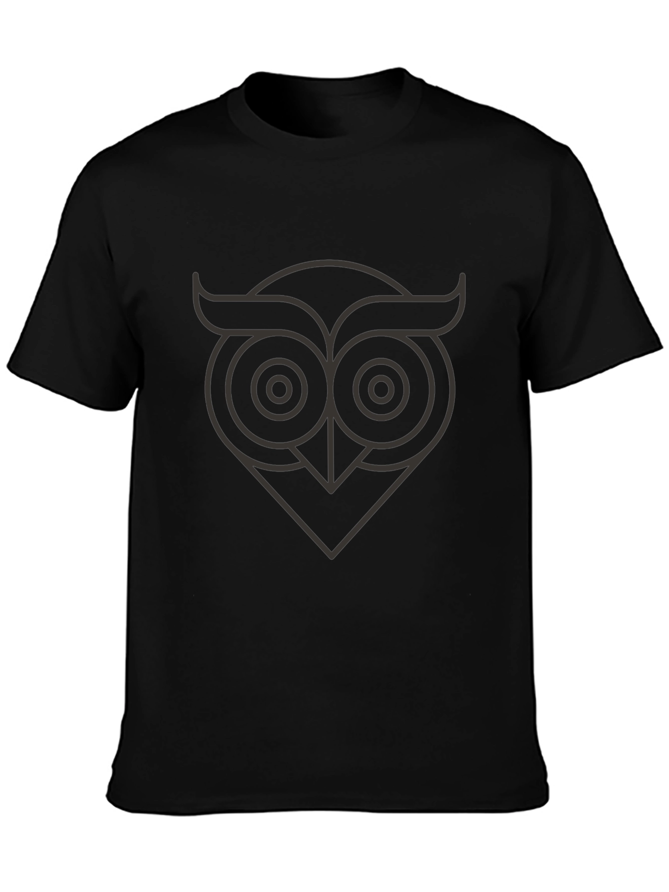 Owl Graphic Print Tee - Stylish Menswear