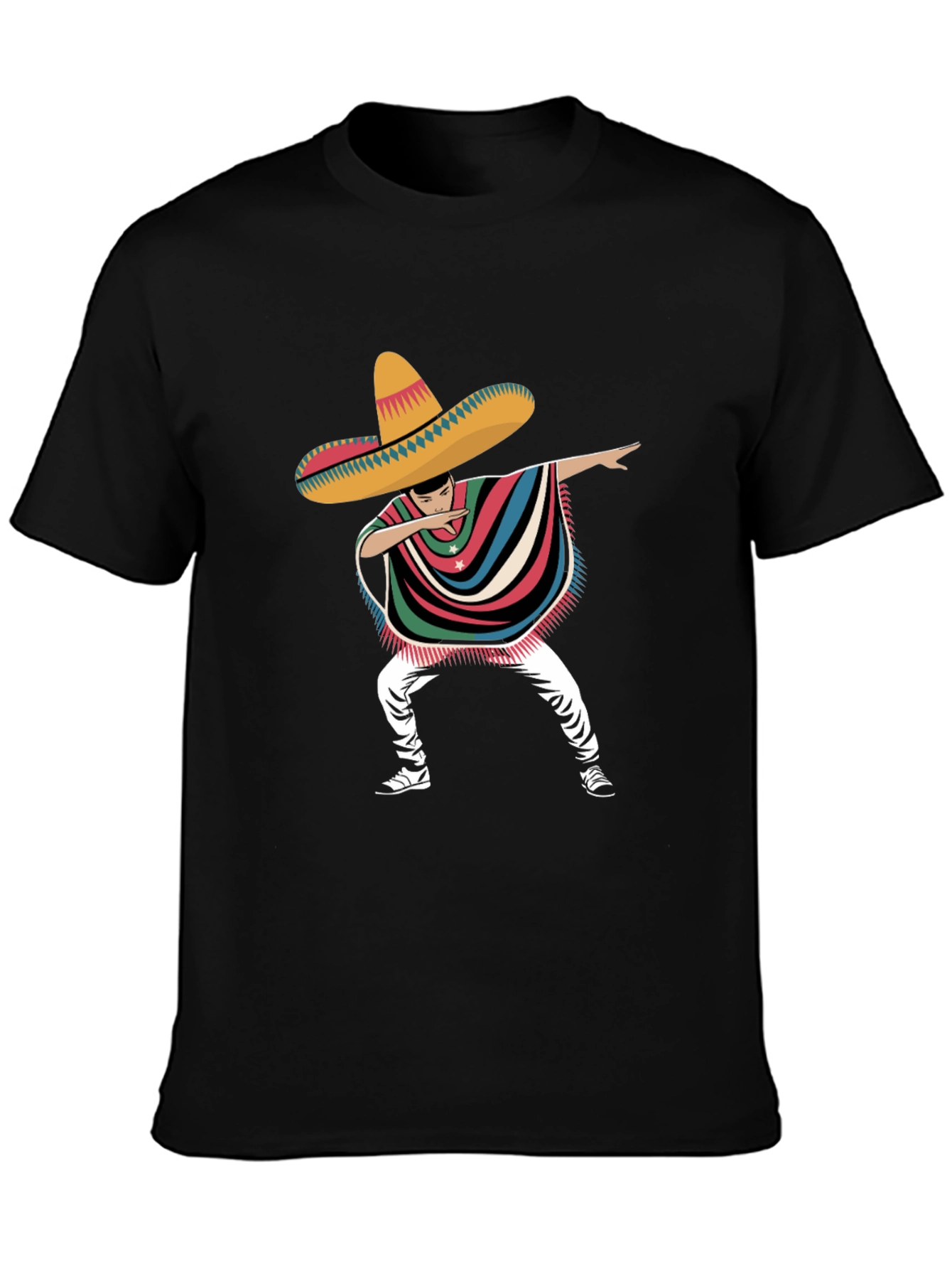 Dabbing Mexican Fiesta T-Shirt Cinco De Mayo