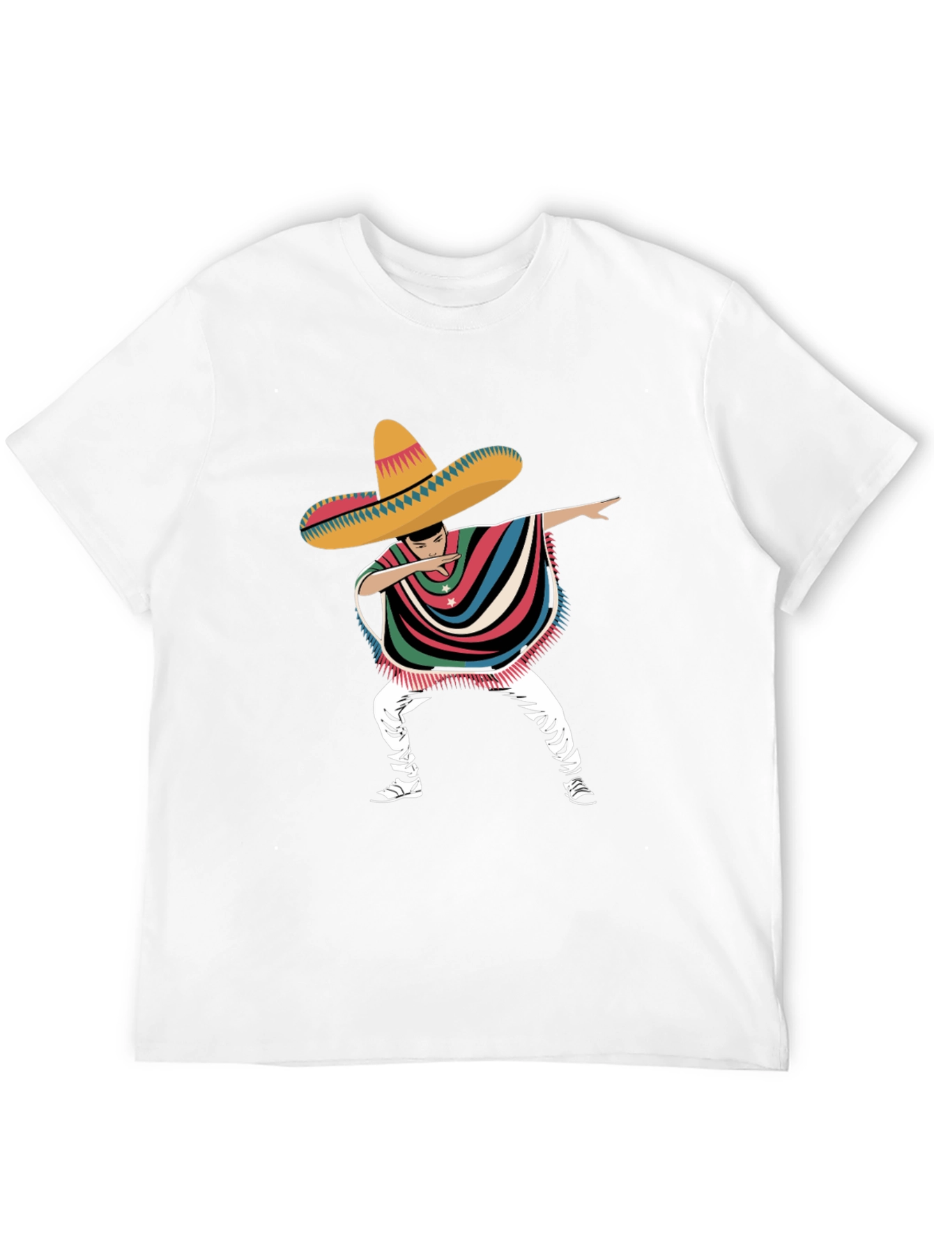 Dabbing Mexican Fiesta T-Shirt Cinco De Mayo