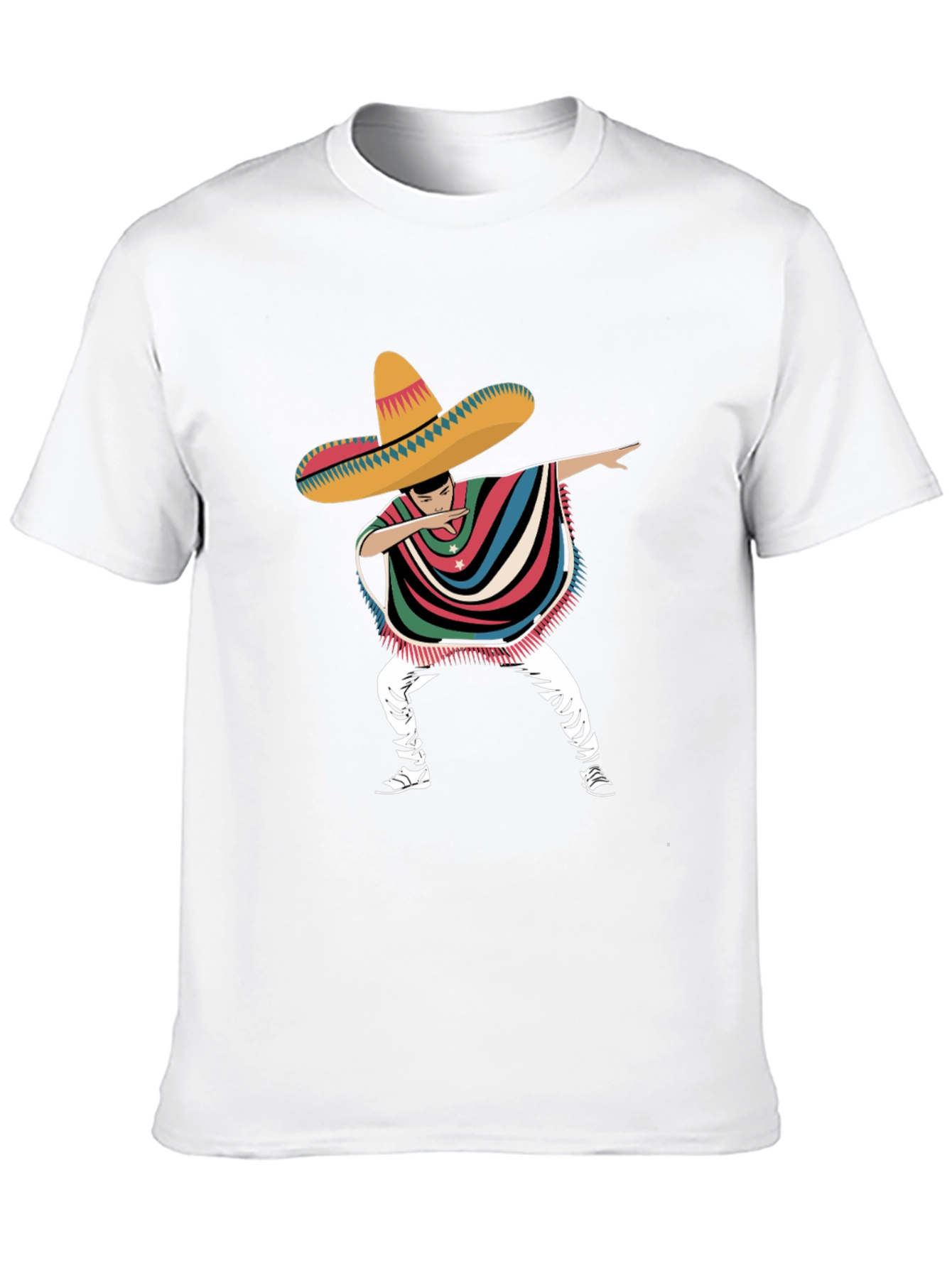 Dabbing Mexican Fiesta T-Shirt Cinco De Mayo