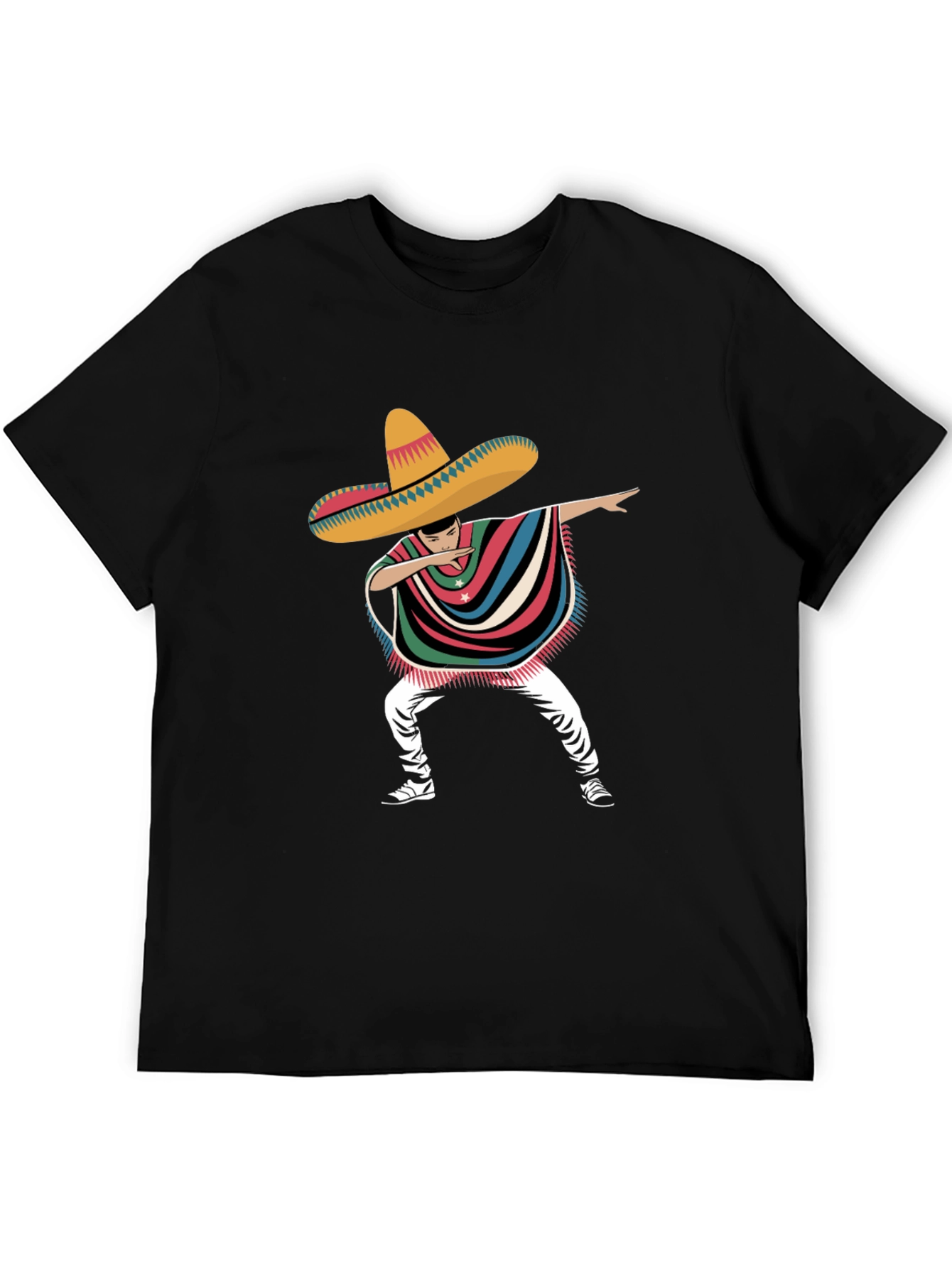 Dabbing Mexican Fiesta T-Shirt Cinco De Mayo