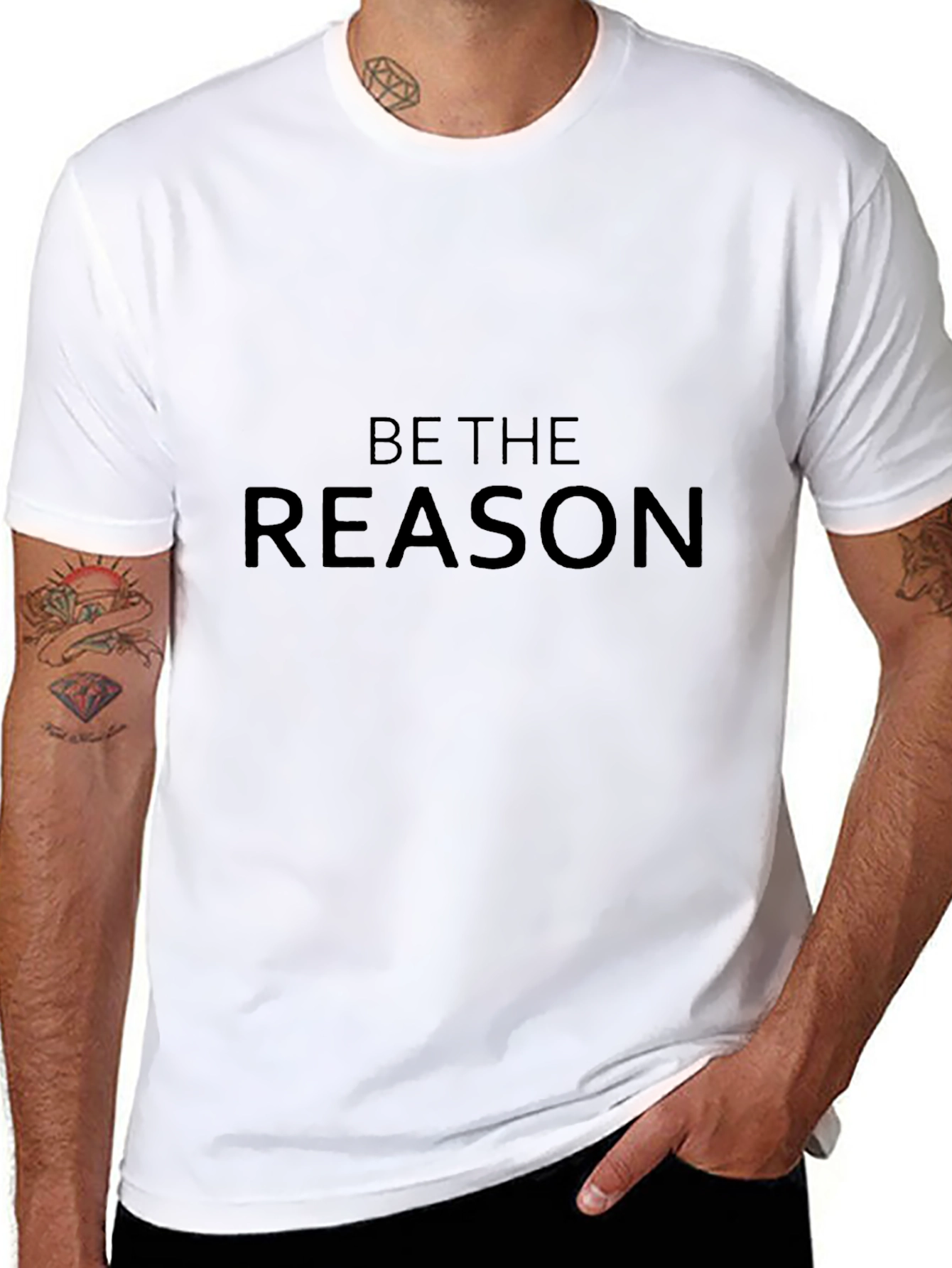 Be The Reason Graphic T-Shirt - Black