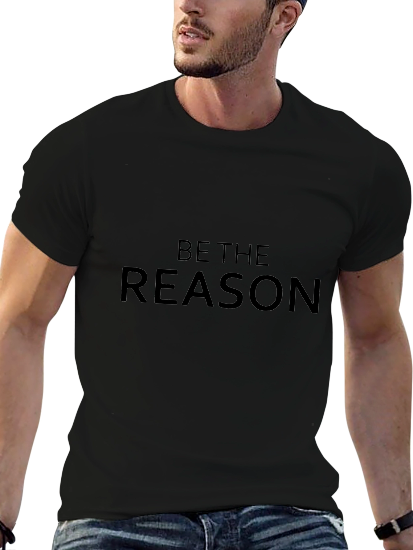 Be The Reason Graphic T-Shirt - Black