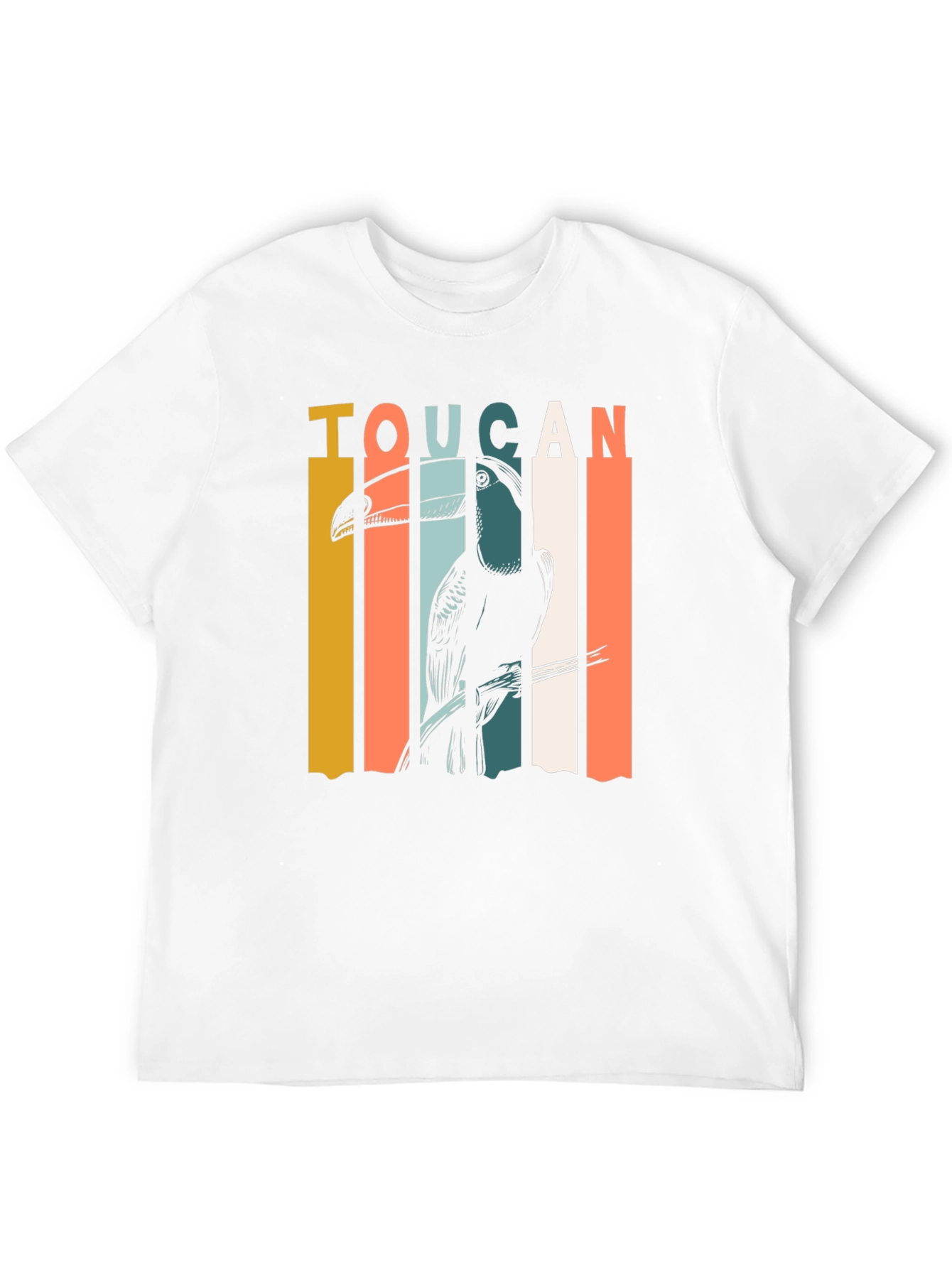 Retro Toucan Graphic T-Shirt - Classic Style