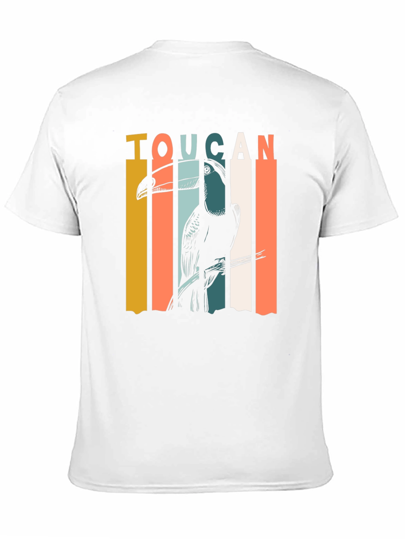 Retro Toucan Graphic T-Shirt - Classic Style