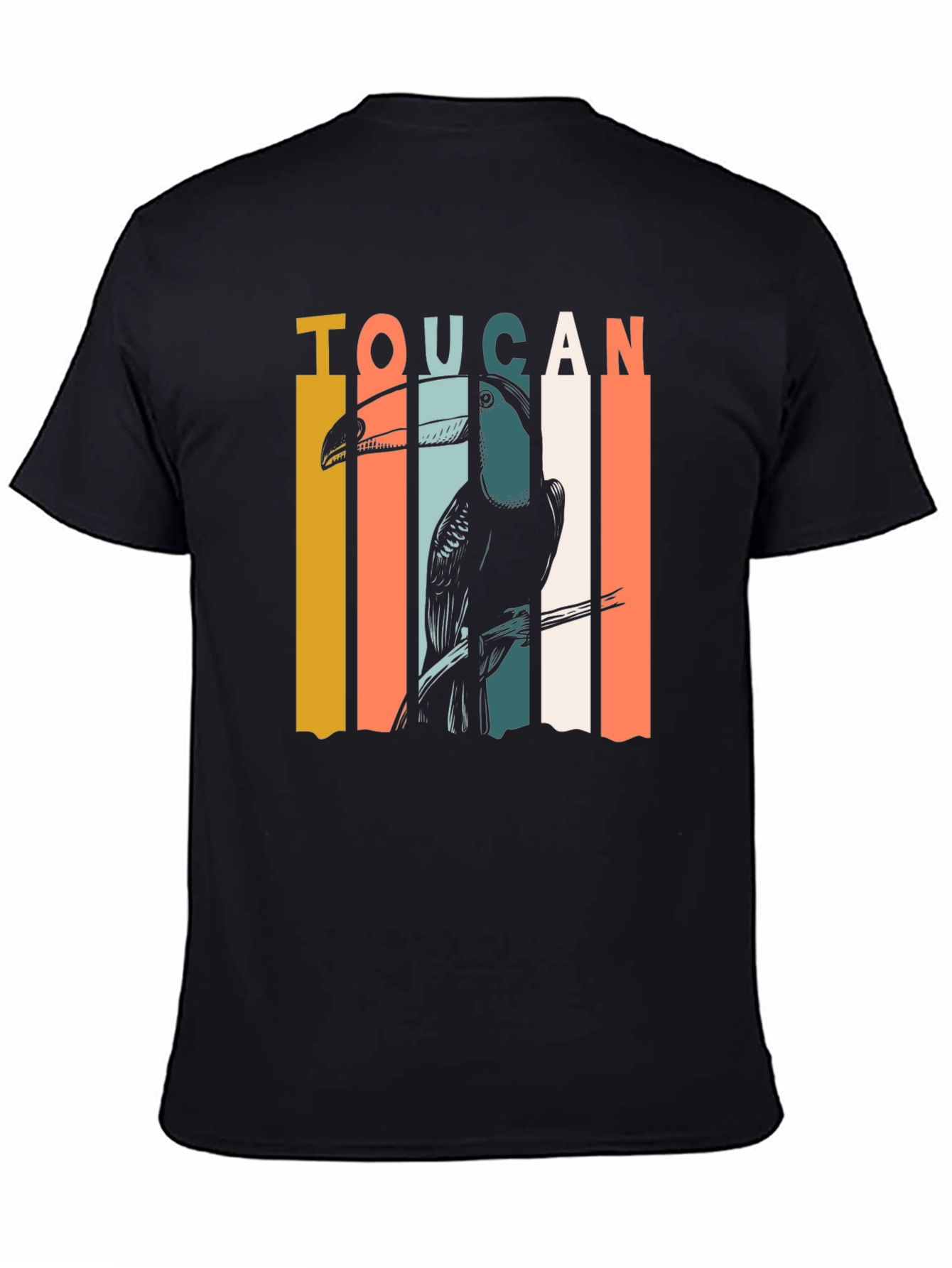 Retro Toucan Graphic T-Shirt - Classic Style