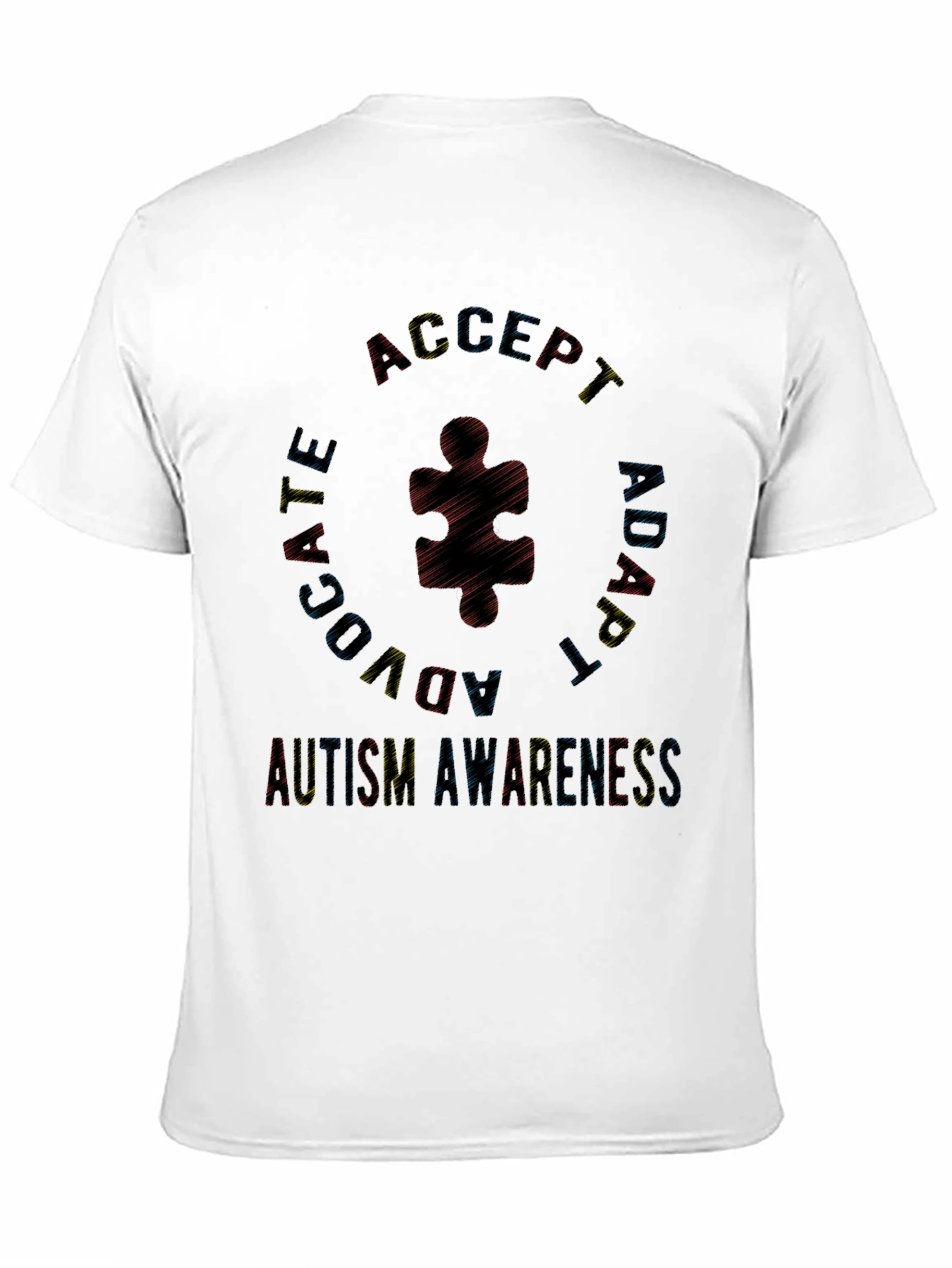 Autism Awareness Black T-Shirt