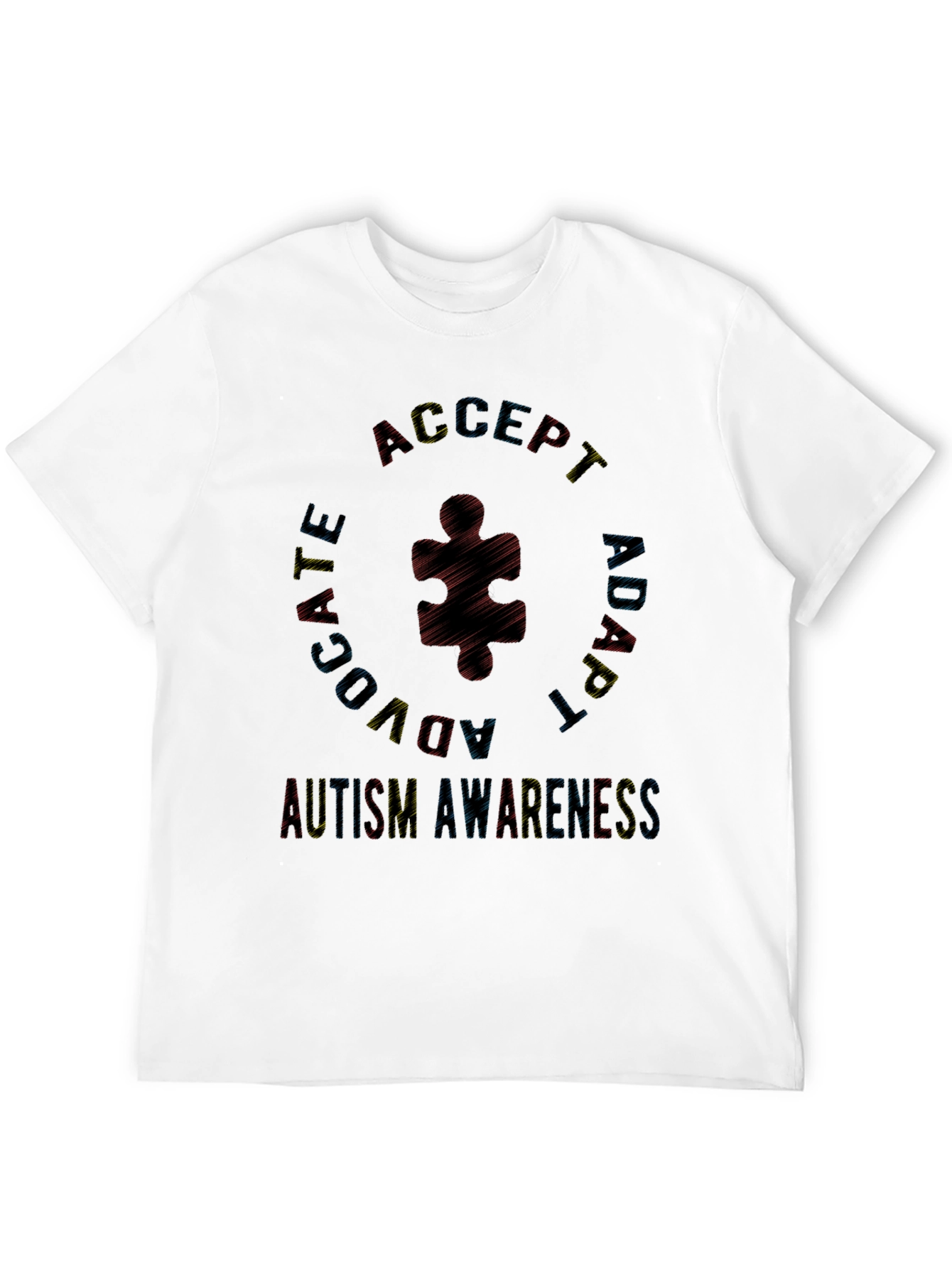 Autism Awareness Black T-Shirt